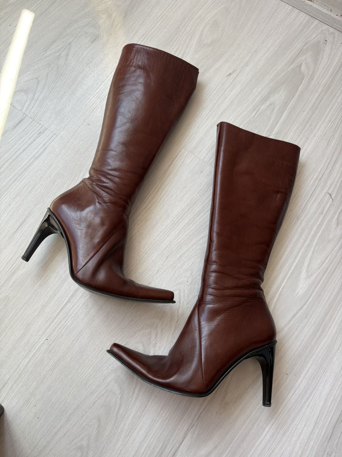 Vintage y2k leather boots Size US 6.5 / IT 36.5 - 12 Thumbnail