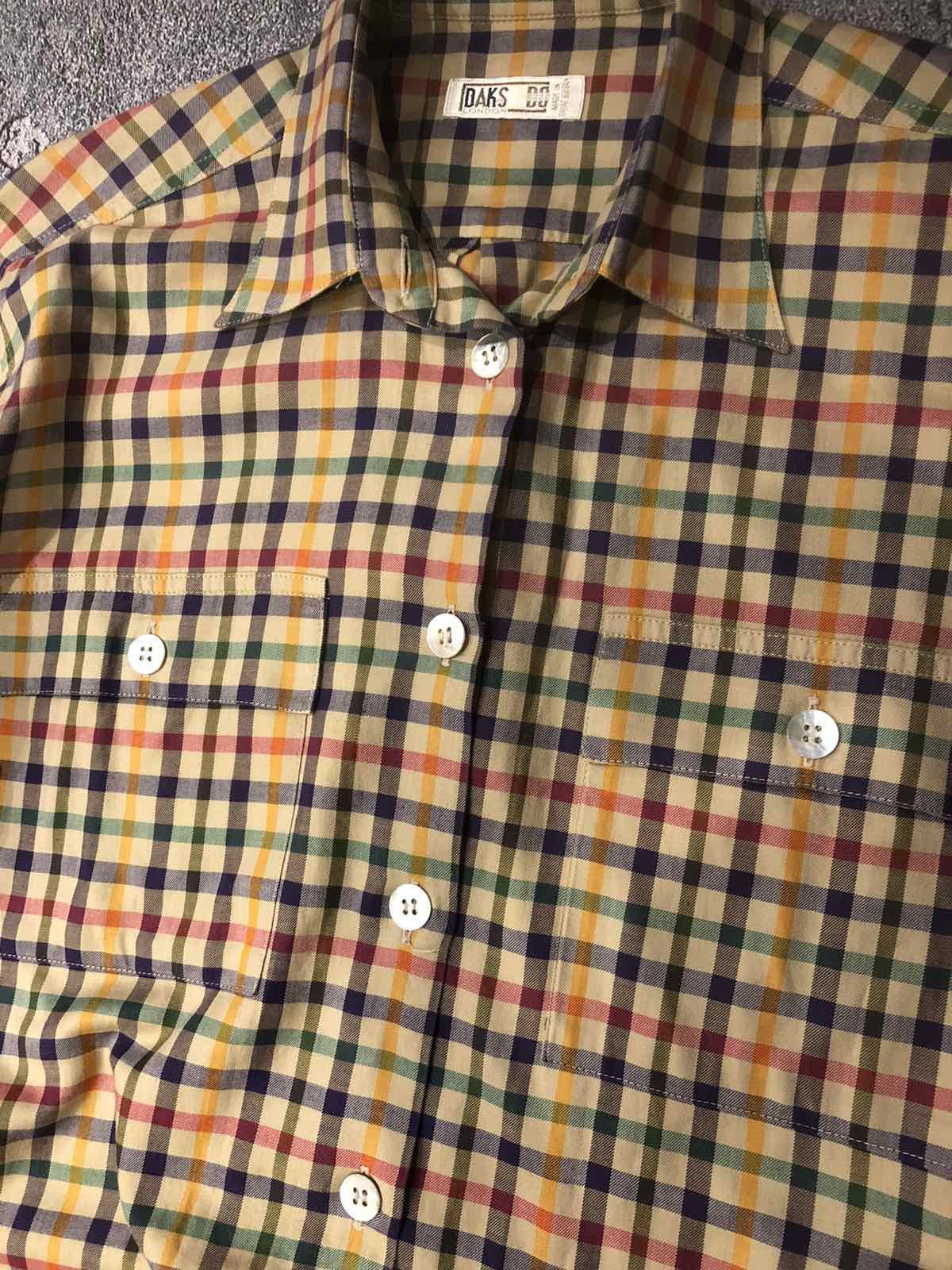 DAKS Daks Check Shirt Cotton Dress size 12 Size M / US 6-8 / IT 42-44 - 3 Thumbnail