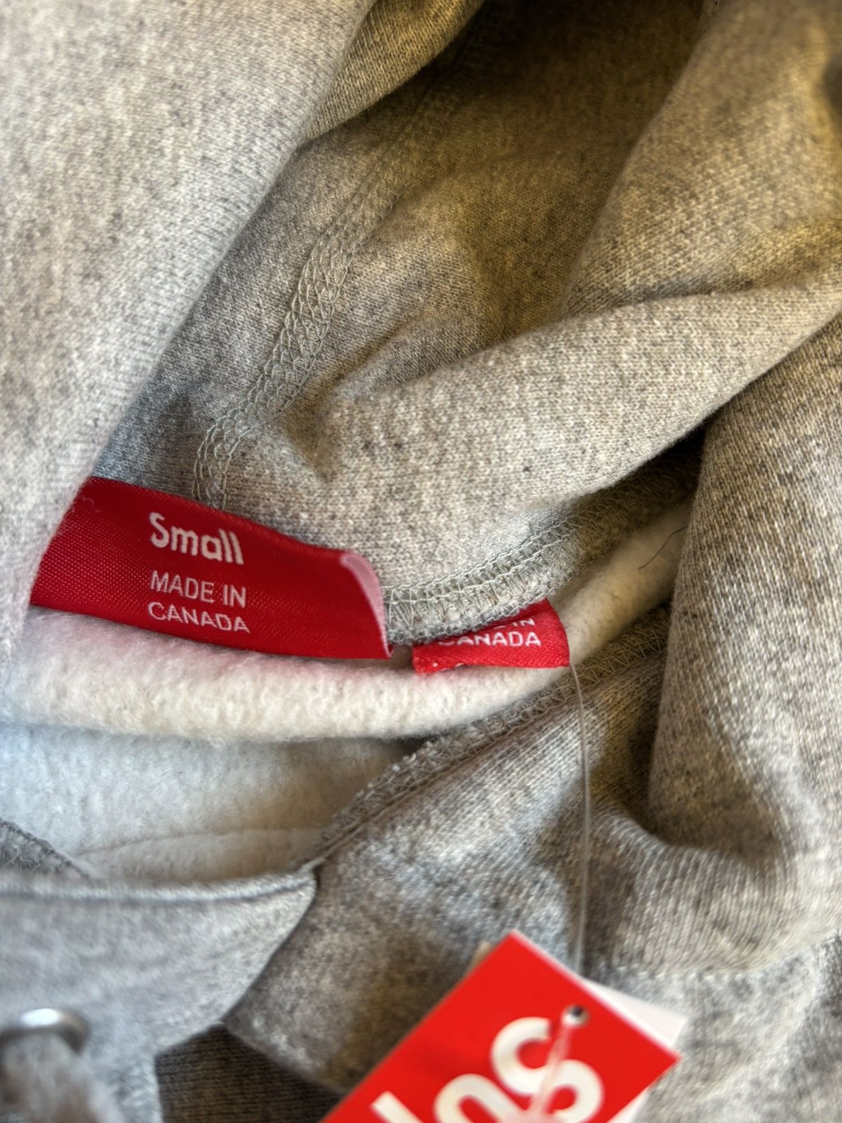 Supreme Supreme Collegiate Acronym Hoodie Heather Grey Size US S / EU 44-46 / 1 - 5 Thumbnail