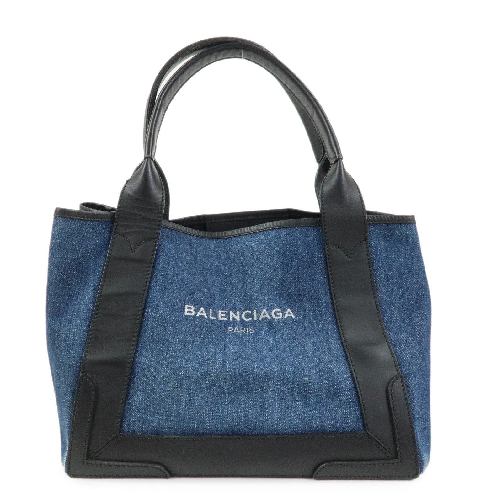 Balenciaga Balenciaga Cabas Small Tote Denim Blue Size ONE SIZE - 1 Thumbnail