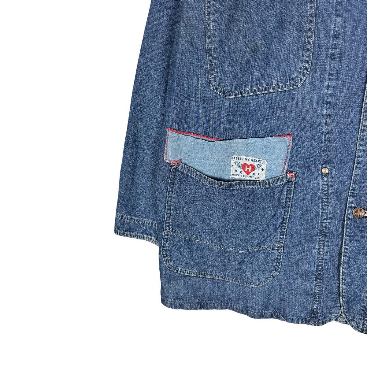 Blue Blue Japan 🔥BLUE BLUE JAPAN INDIGO DENIM CHORE JACKET Size US M / EU 48-50 / 2 - 6 Thumbnail