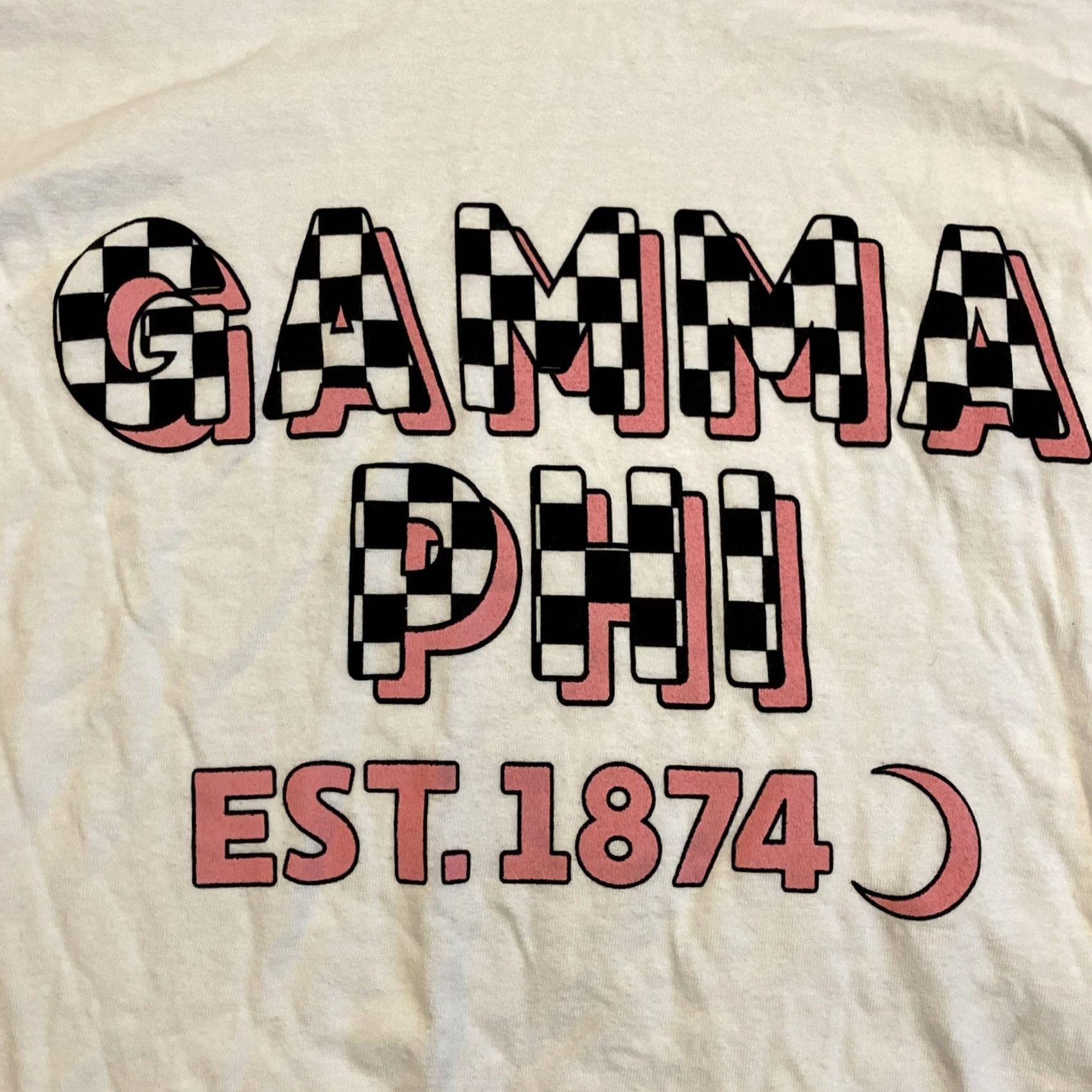 Comfort Colors Comfort Colors Gamma Phi White Graphic T Shirt Mens Large Size US L / EU 52-54 / 3 - 2 Thumbnail