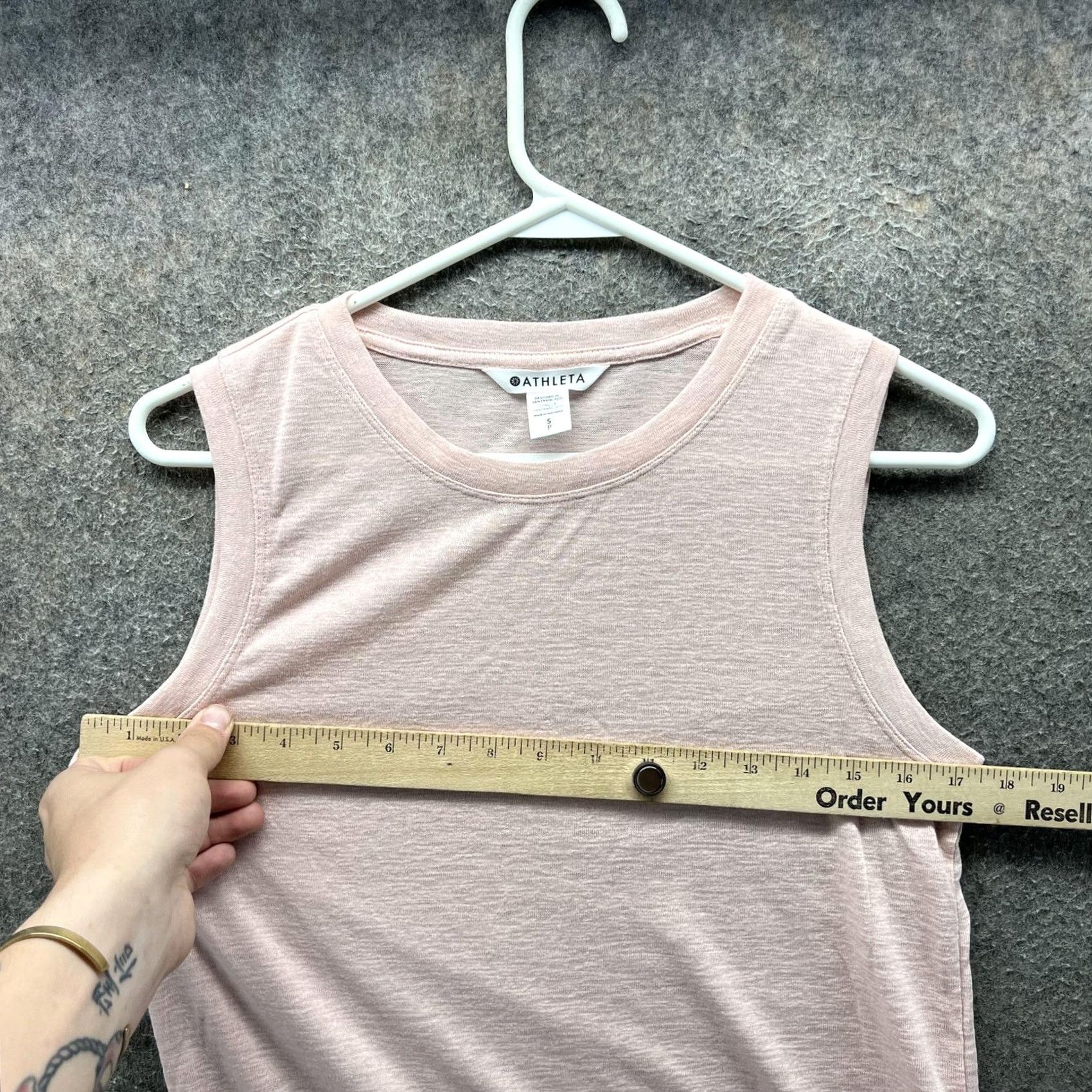Athleta Athleta Breezy Tank Top Womens Small Pink Lightweight Sleeveless Yoga Athletic Size S / US 4 / IT 40 - 5 Thumbnail