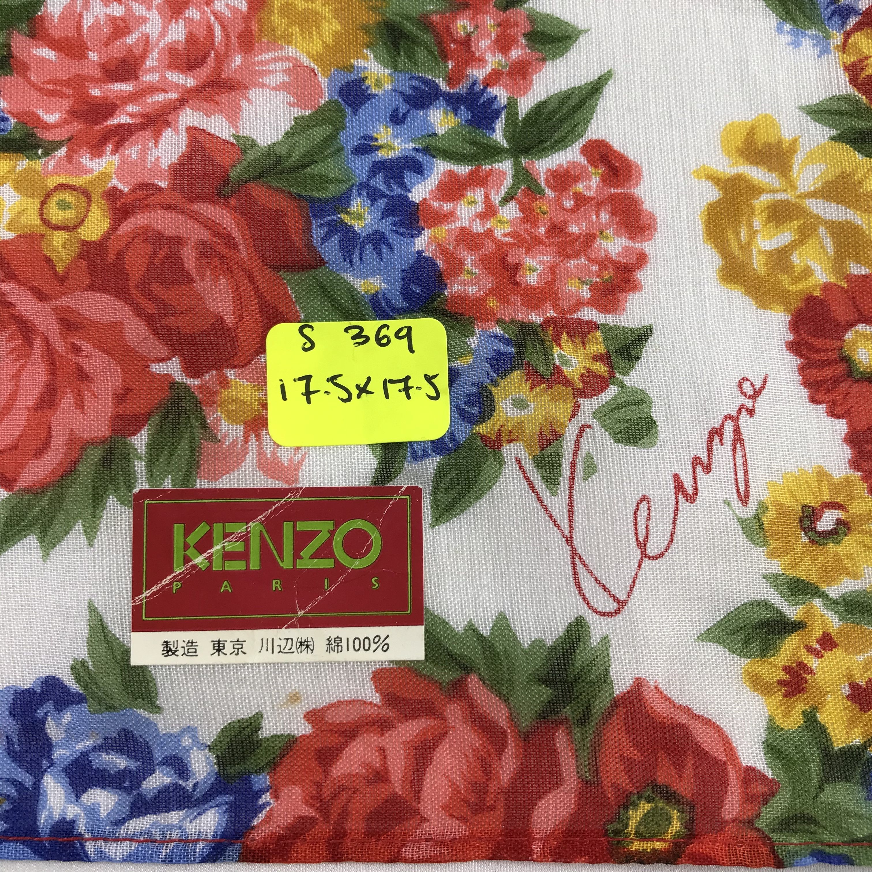 Kenzo × Vintage Kenzo Bandana / Handkerchief / Neckerchief - S369 Size ONE SIZE - 5 Thumbnail