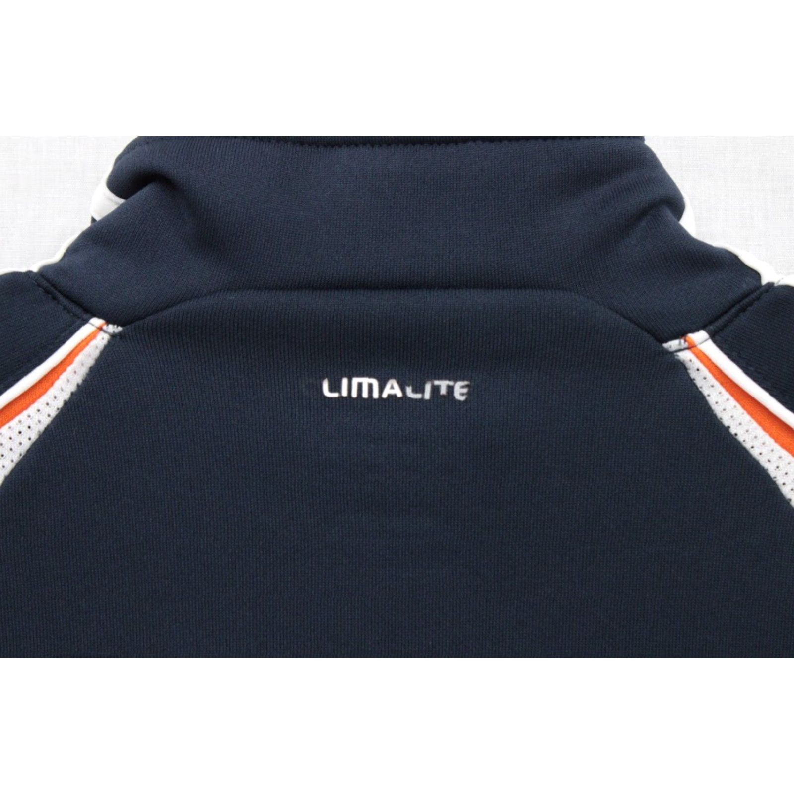 Adidas Adidas Clima365 Jacket Mens Small Blue Orange Performance Track Jacket No Pockets Vented 40in Chest 33" Neck to Cuff 20" Pit to Pit Size US S / EU 44-46 / 1 - 5 Thumbnail