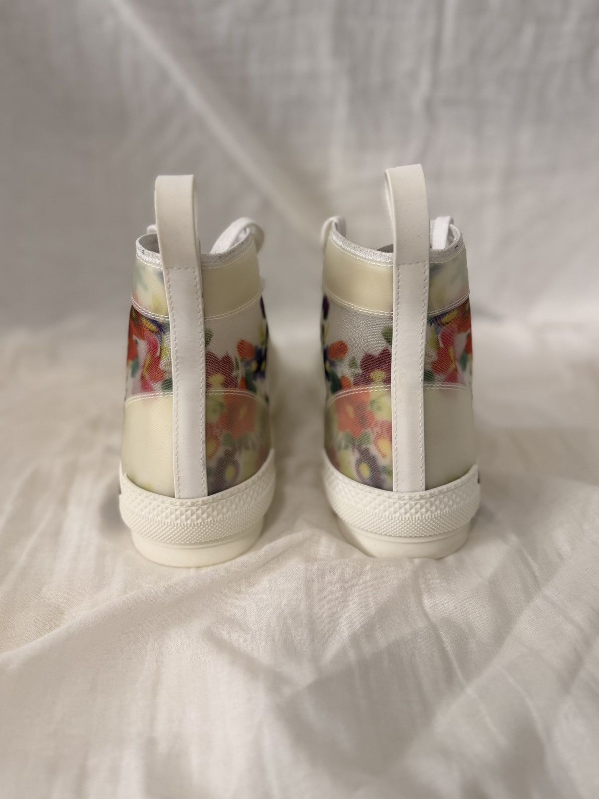 Dior Dior B23 High Top Lace Up Floral Sneakers Size US 10 / EU 43 - 3 Thumbnail