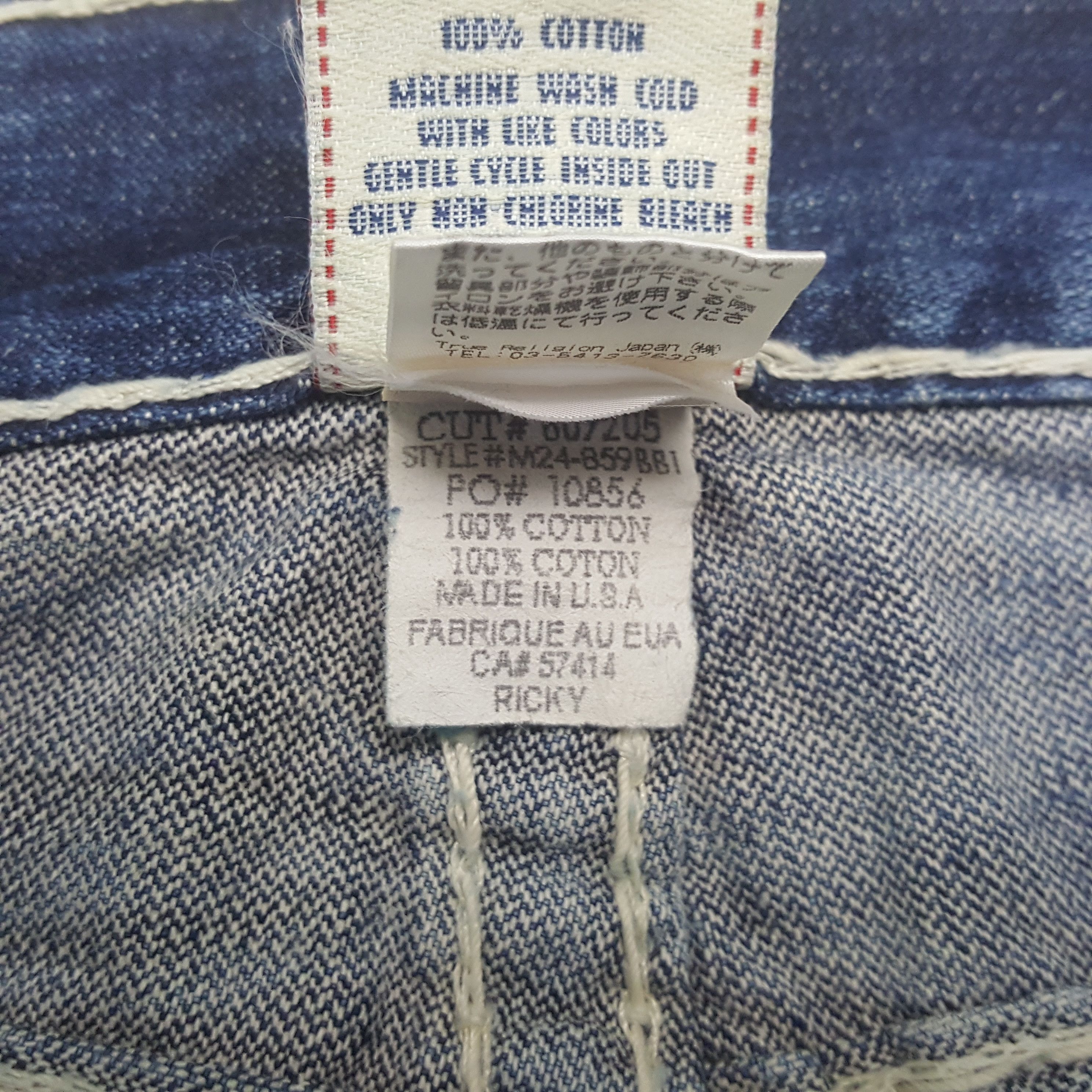 True Religion True Religion Streetwear Fashion Style Jeans C297N10 Size US 31 - 15 Thumbnail
