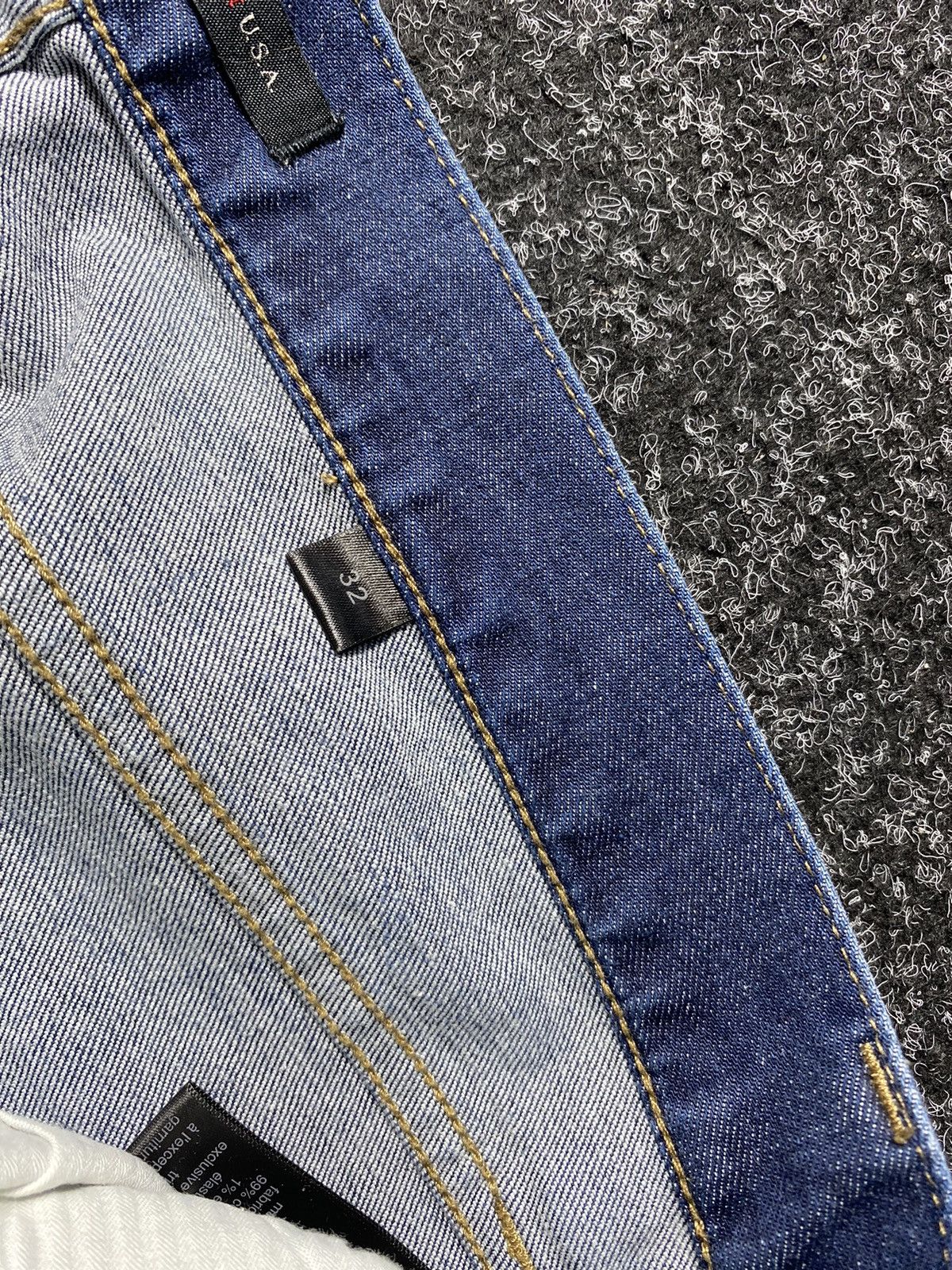 John Varvatos × Vintage Designer John Varvatos Usa Skinny Denim Mens Jeans Opium Size US 32 / EU 48 - 5 Thumbnail