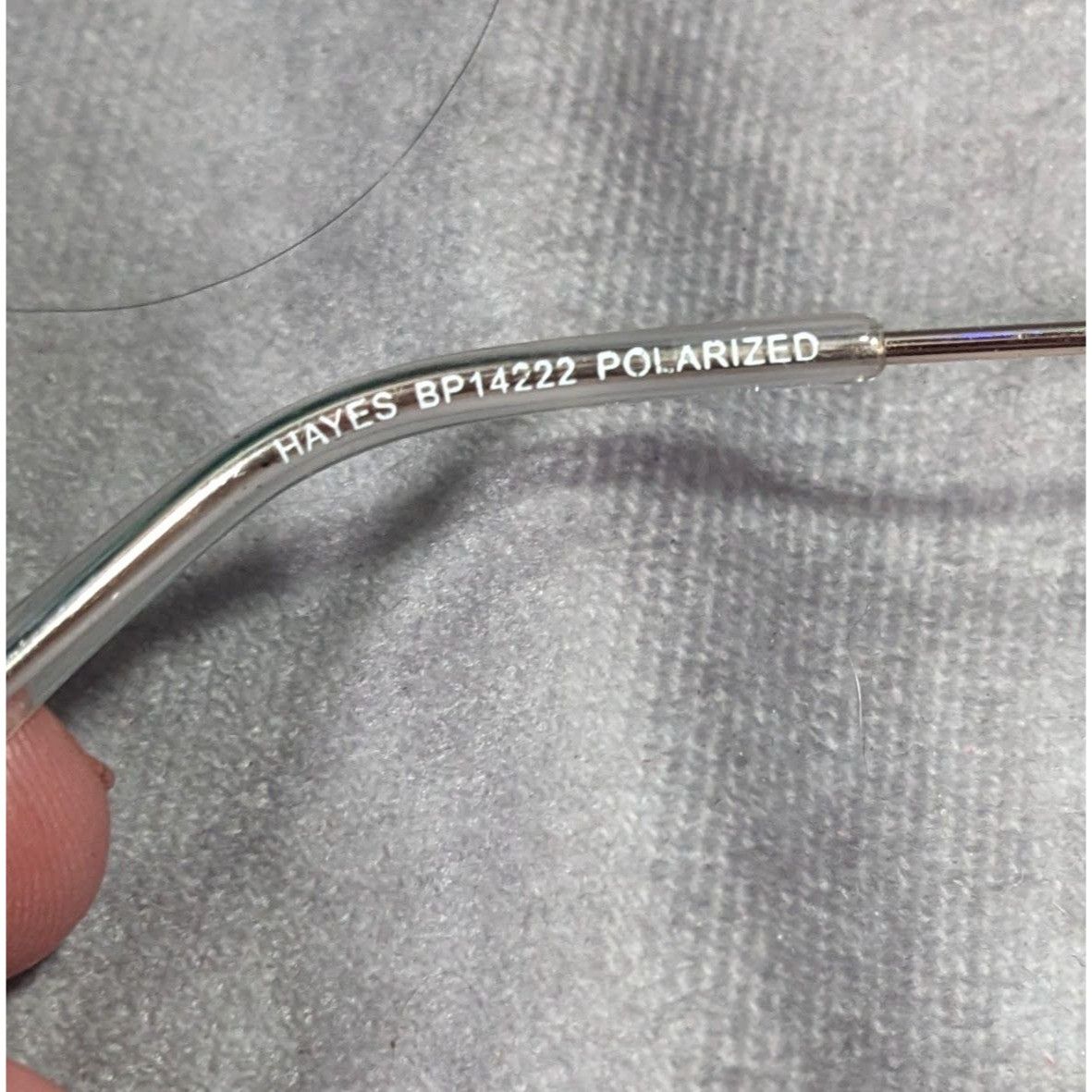 Other Blue Planet Hayes Gold Tone Aviator Sunglasses With Blue Mir Size ONE SIZE - 7 Thumbnail