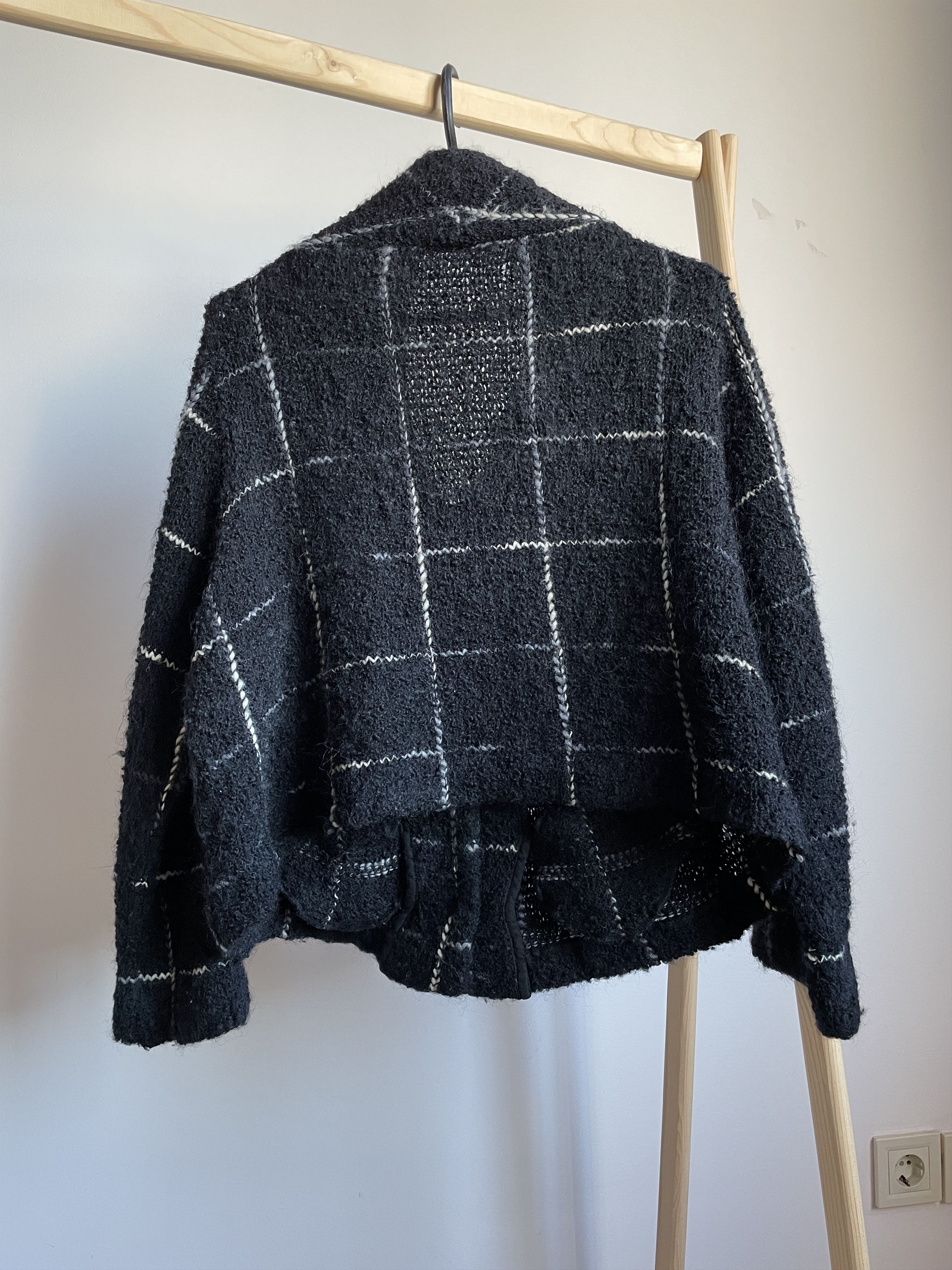 Annette Gortz Annette Gortz Womens Wool Blend Check Blazer Size M Size M / US 6-8 / IT 42-44 - 2 Thumbnail