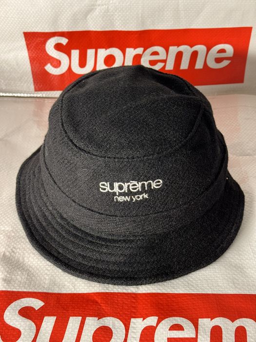 Supreme Supreme Harris Tweed Classic Logo Crusher Black S/M | Grailed