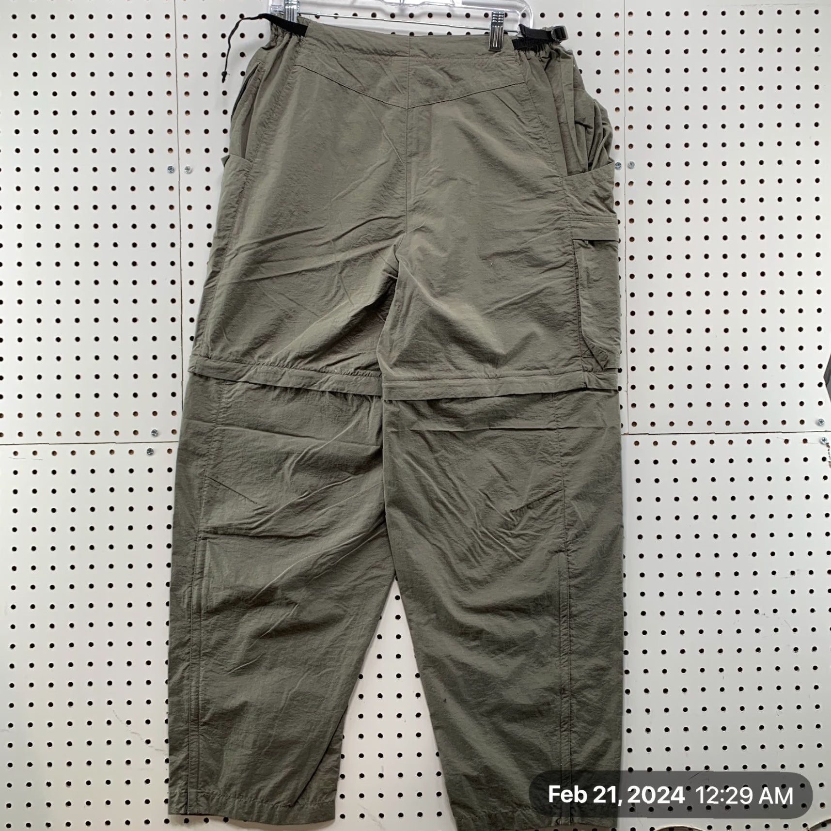 Vintage REI Convertible Cargo Pants Womens Large Beige Outdoor 30x30 Size 36" / US 14 / IT 50 - 5 Thumbnail