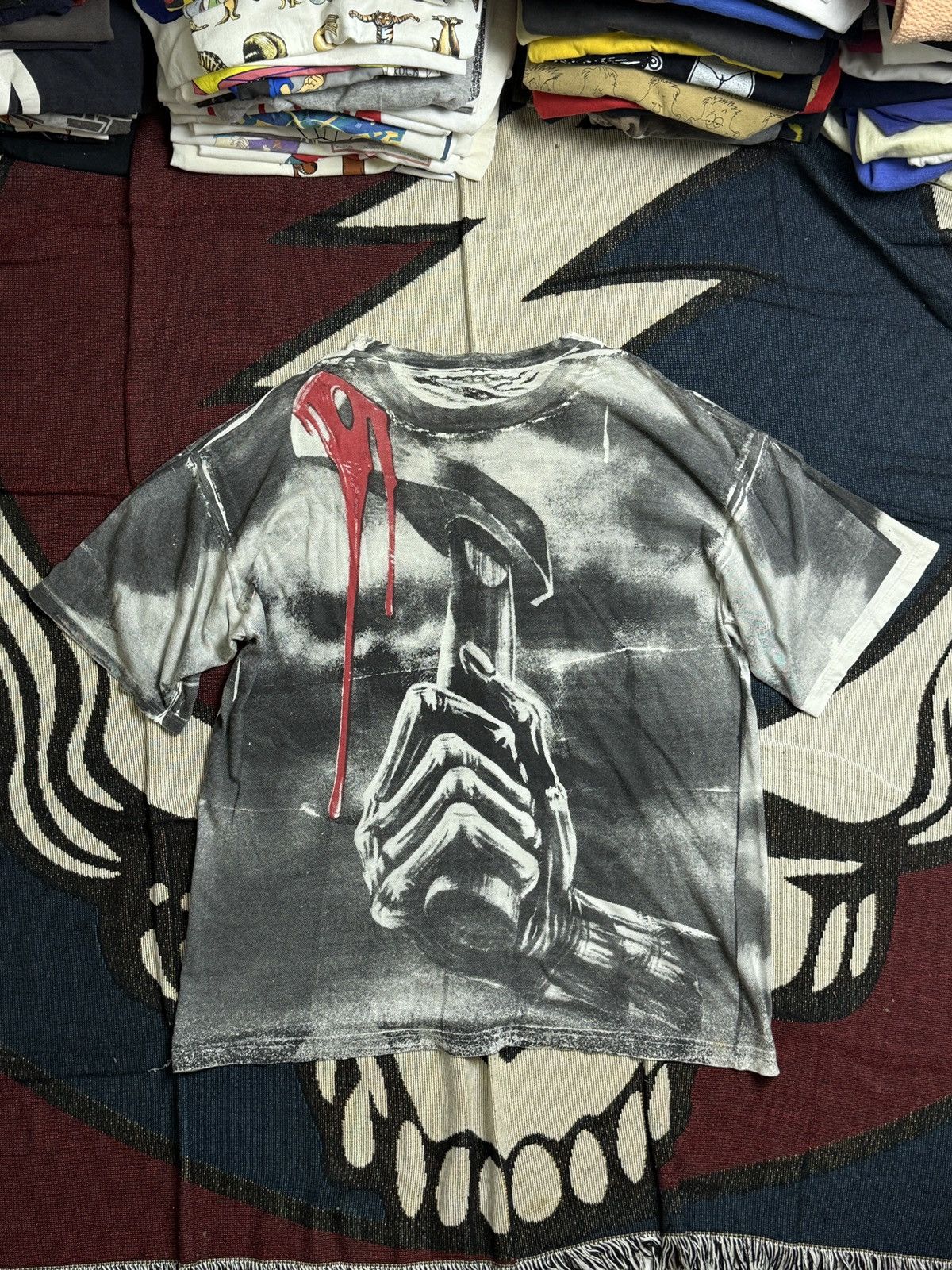Band Tees × Vintage Vintage Iron Maiden Size US XL / EU 56 / 4 - 4 Thumbnail