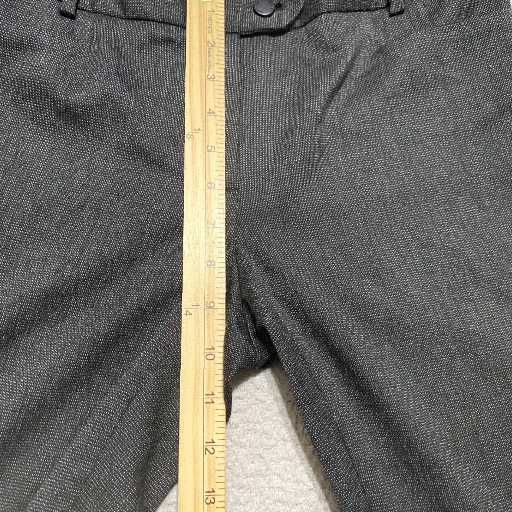 Calvin Klein Calvin Klein Dress Pants Womens Gray Flared Mid Rise Petite 4P Size 27" / US 4 / IT 40 - 7 Thumbnail