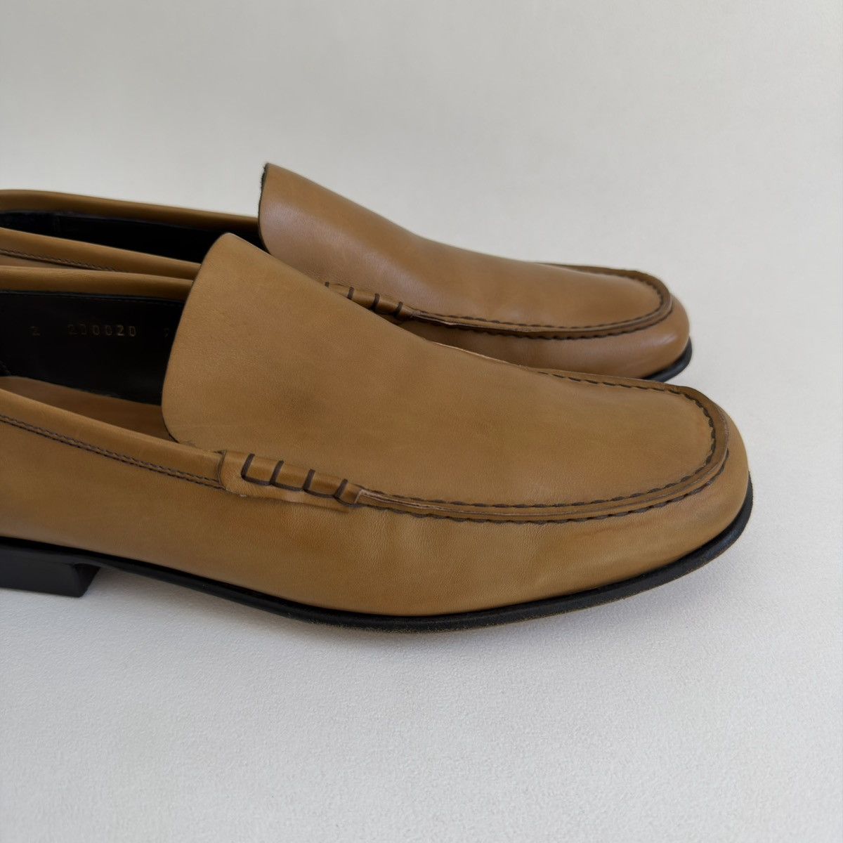 Prada Tan Leather ‘Square Toe’ Loafers Size US 8.5 / EU 41-42 - 16 Thumbnail