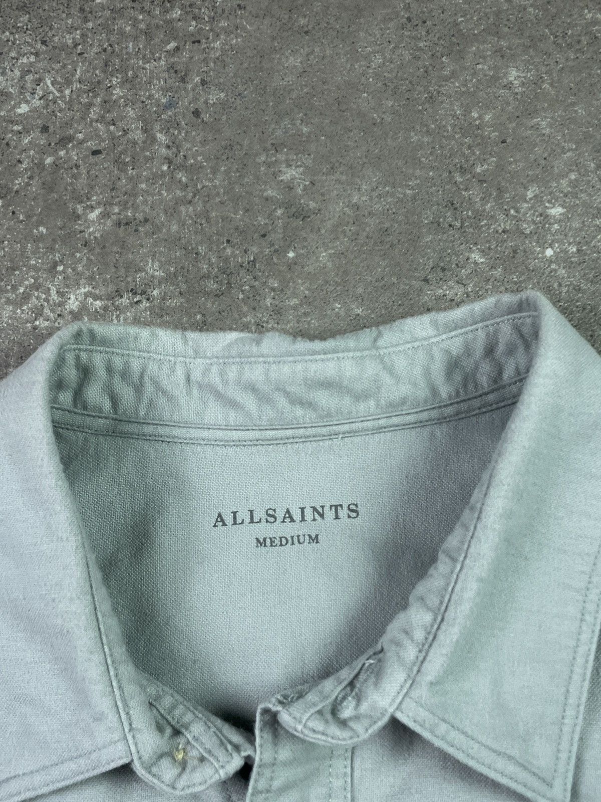 Allsaints Vintage Allsaints Shirt Button Ups short Sleeve Mens Size US M / EU 48-50 / 2 - 3 Thumbnail