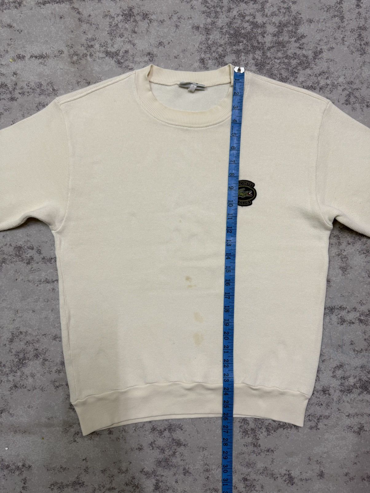 Lacoste Vintage Chemise Lacoste Chest Logo Knit Sweatshirt Size US S / EU 44-46 / 1 - 17 Thumbnail