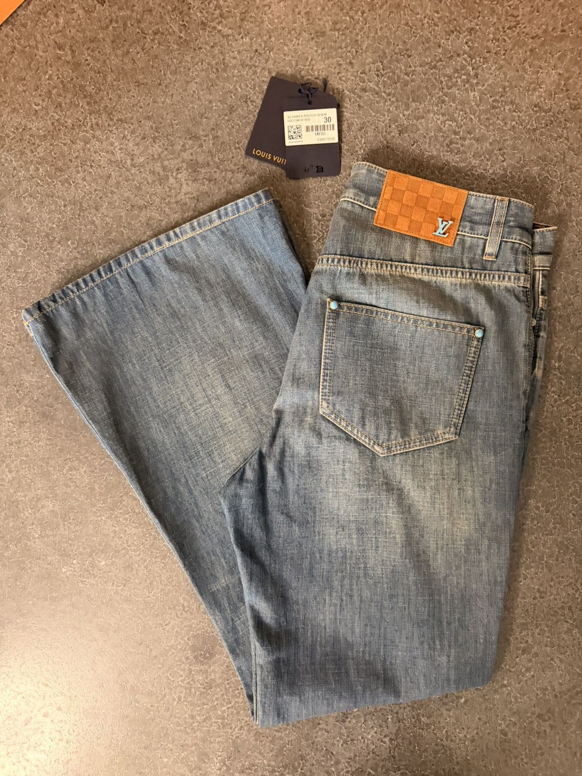 Louis Vuitton LV Chambray Flared Pants Size US 30 / EU 46 - 5 Thumbnail
