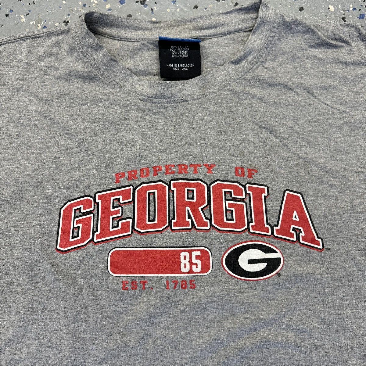 NCAA × Vintage Vintage Y2K NCAA Georgia Bulldogs Graphic Long Sleeve Shirt Size US XXL / EU 58 / 5 - 3 Thumbnail