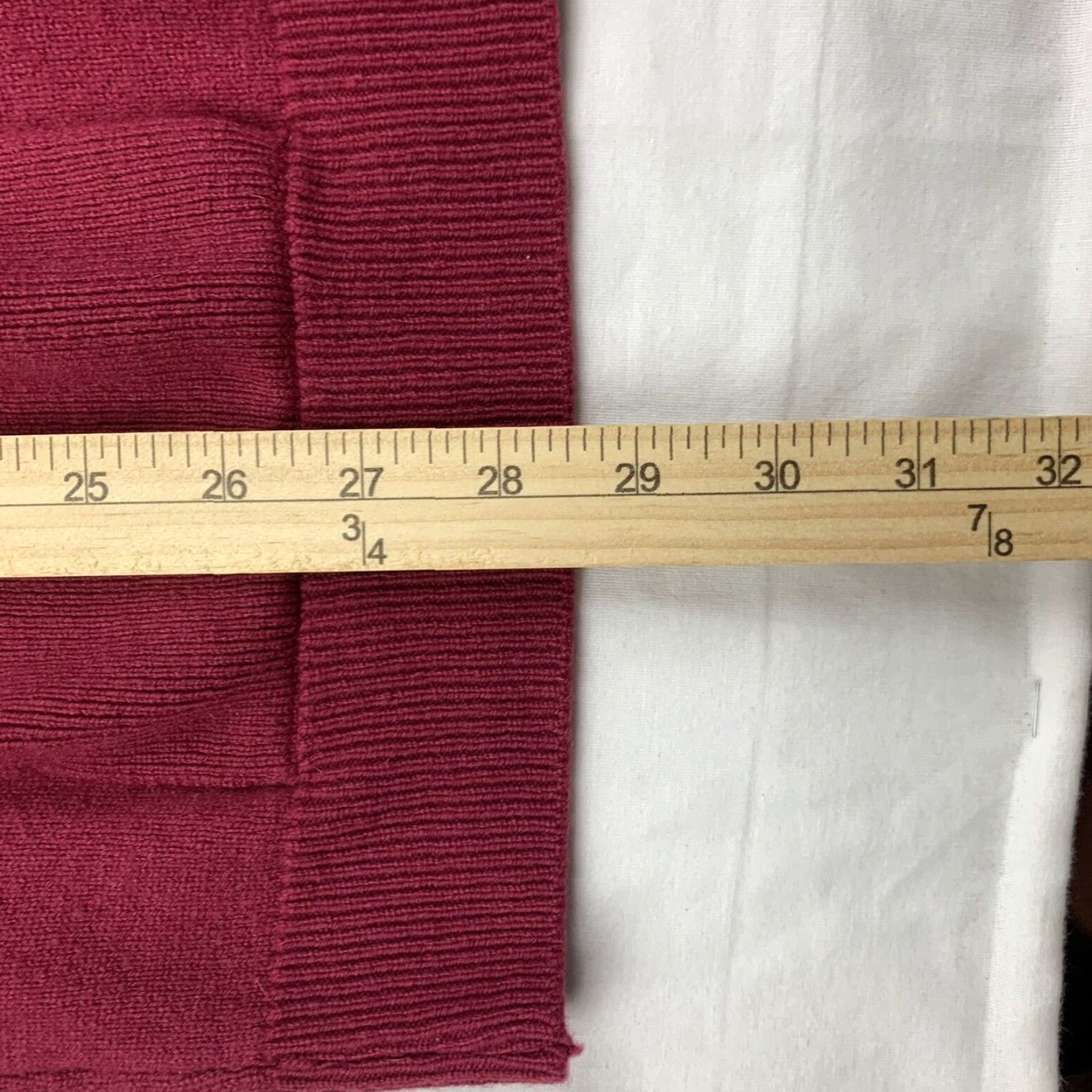 Marks & Spencer VINTAGE Marks & Spencer Wool Cardigan Womens 16 Large Red UK St Michael 90s Knit Mens? Size XXL / US 16-18 / IT 52-54 - 6 Thumbnail