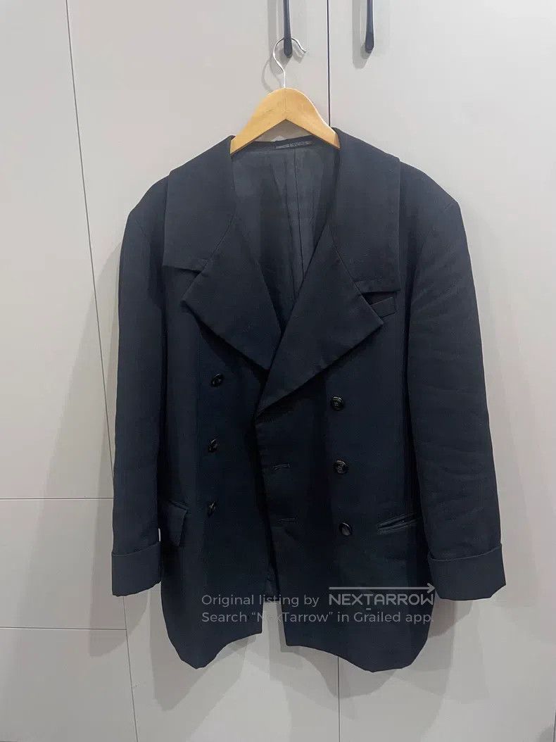 Yohji Yamamoto Yohji Yamamoto size s 1988aw Aristocratic Large Lapel blaze Size 48S - 1 Thumbnail