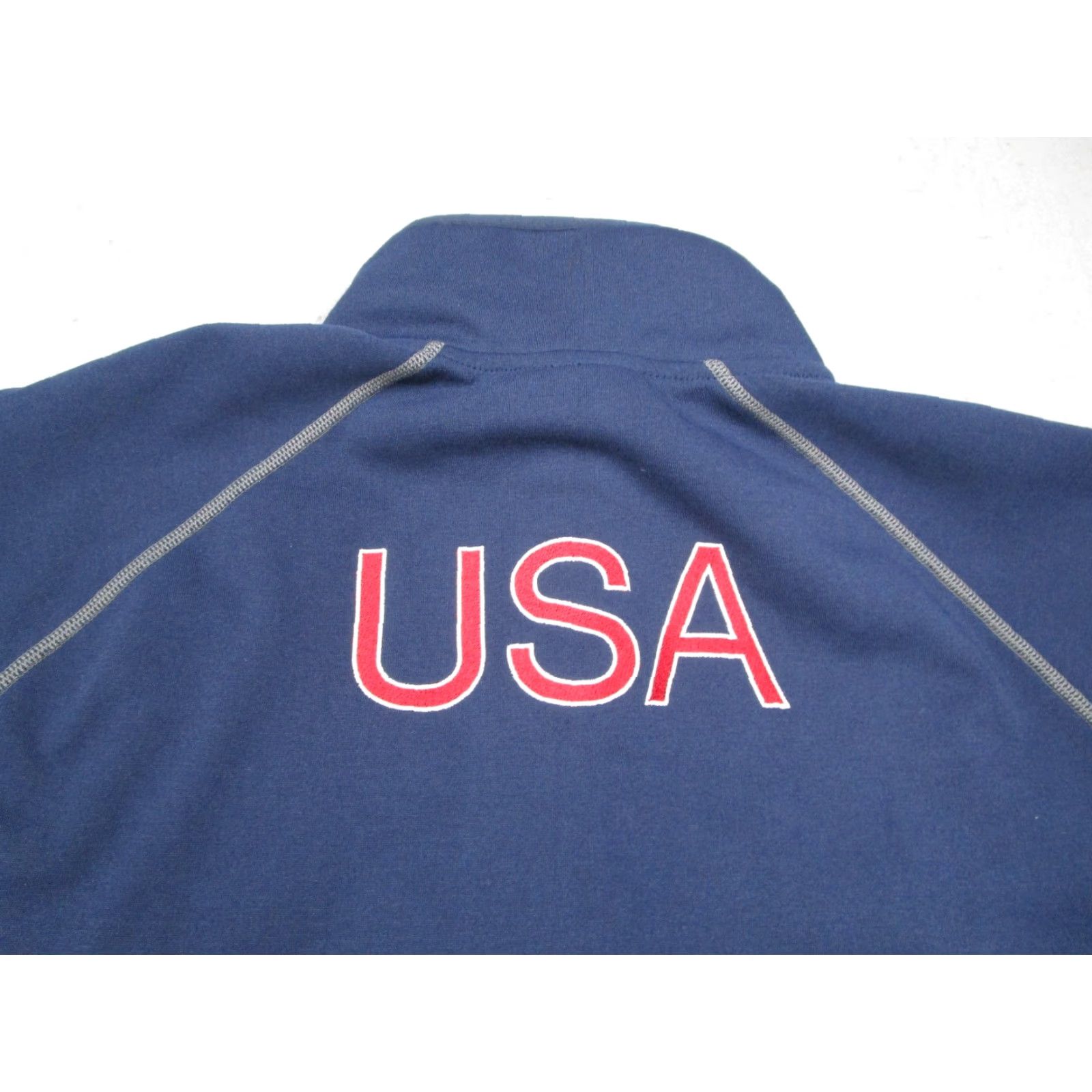 Sperry Sperry Top Sider Jacket Mens Large Blue US Sailing Team 1/4 Zip Pullover USA Size US L / EU 52-54 / 3 - 4 Thumbnail