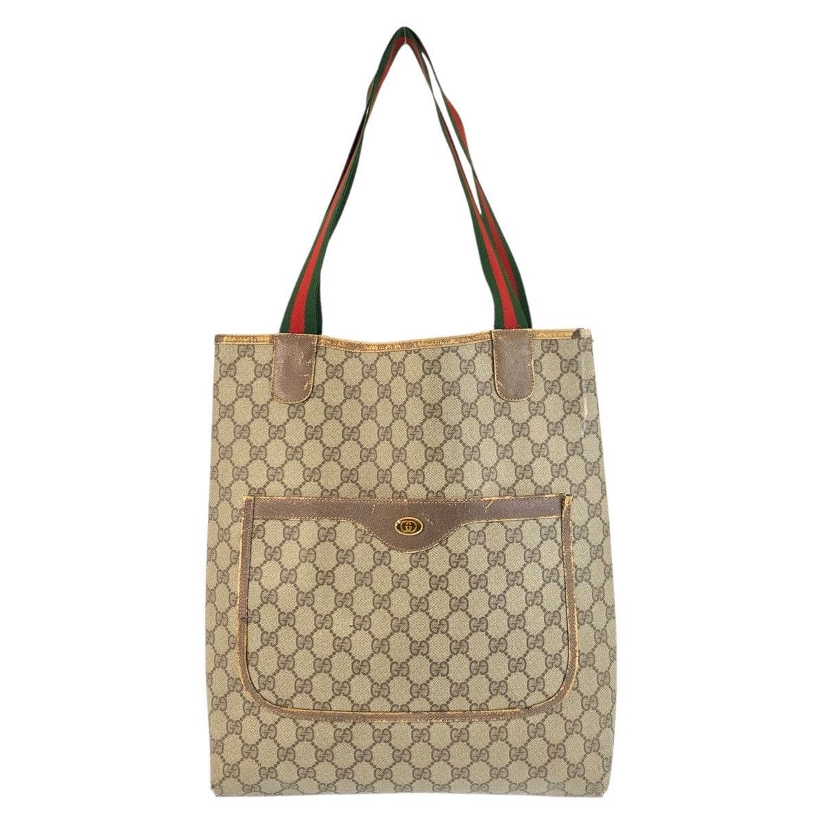 Gucci Gucci Gucci GG Supreme Canvas Leather 2way Tote Bag Textile Shoulder Bag 39 02 003 DUTY FREE for USA Size ONE SIZE - 1 Thumbnail