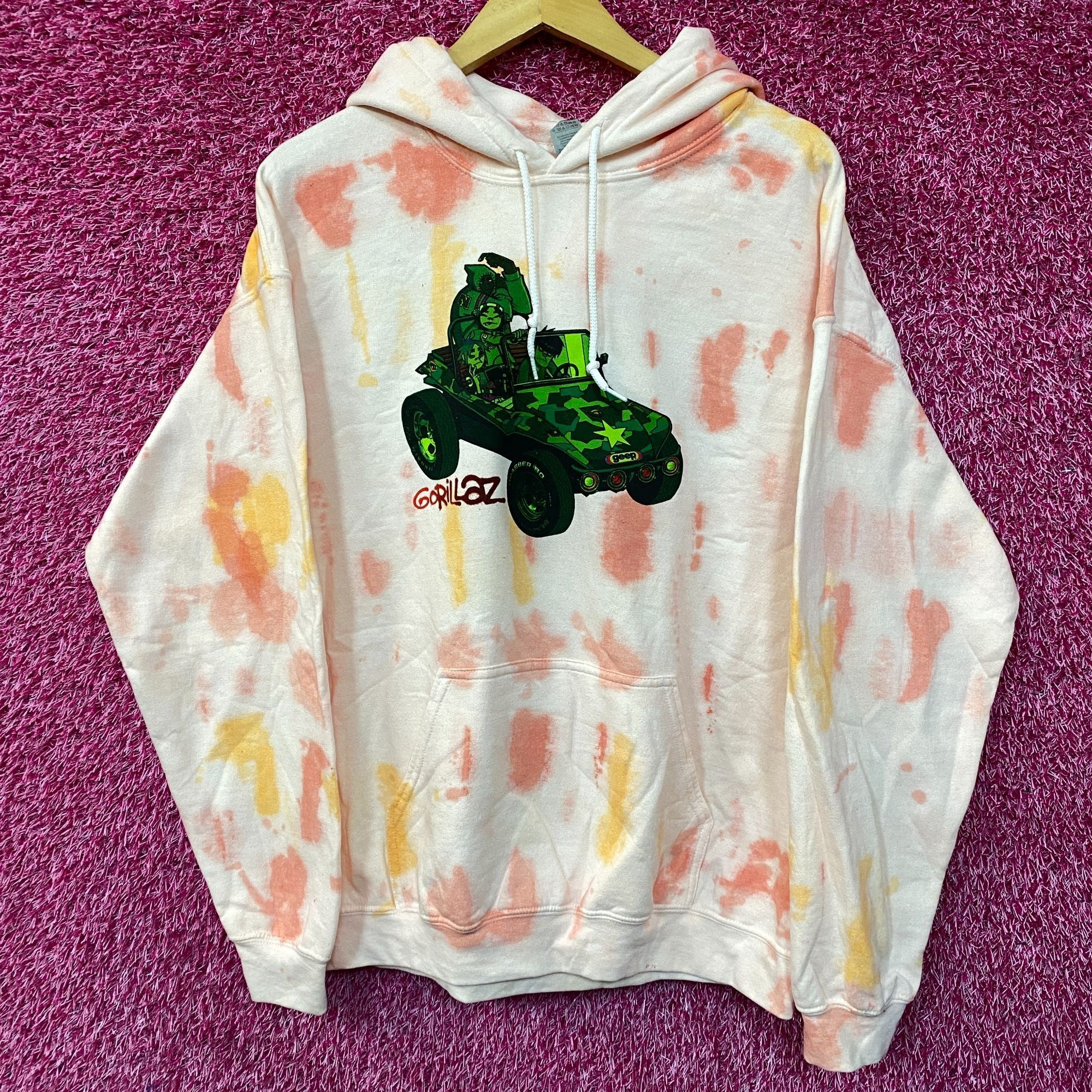 Other Gorillaz Self-Titled Album Cover Tie-Dye Hoodie Size Large Size US L / EU 52-54 / 3 - 1 Thumbnail