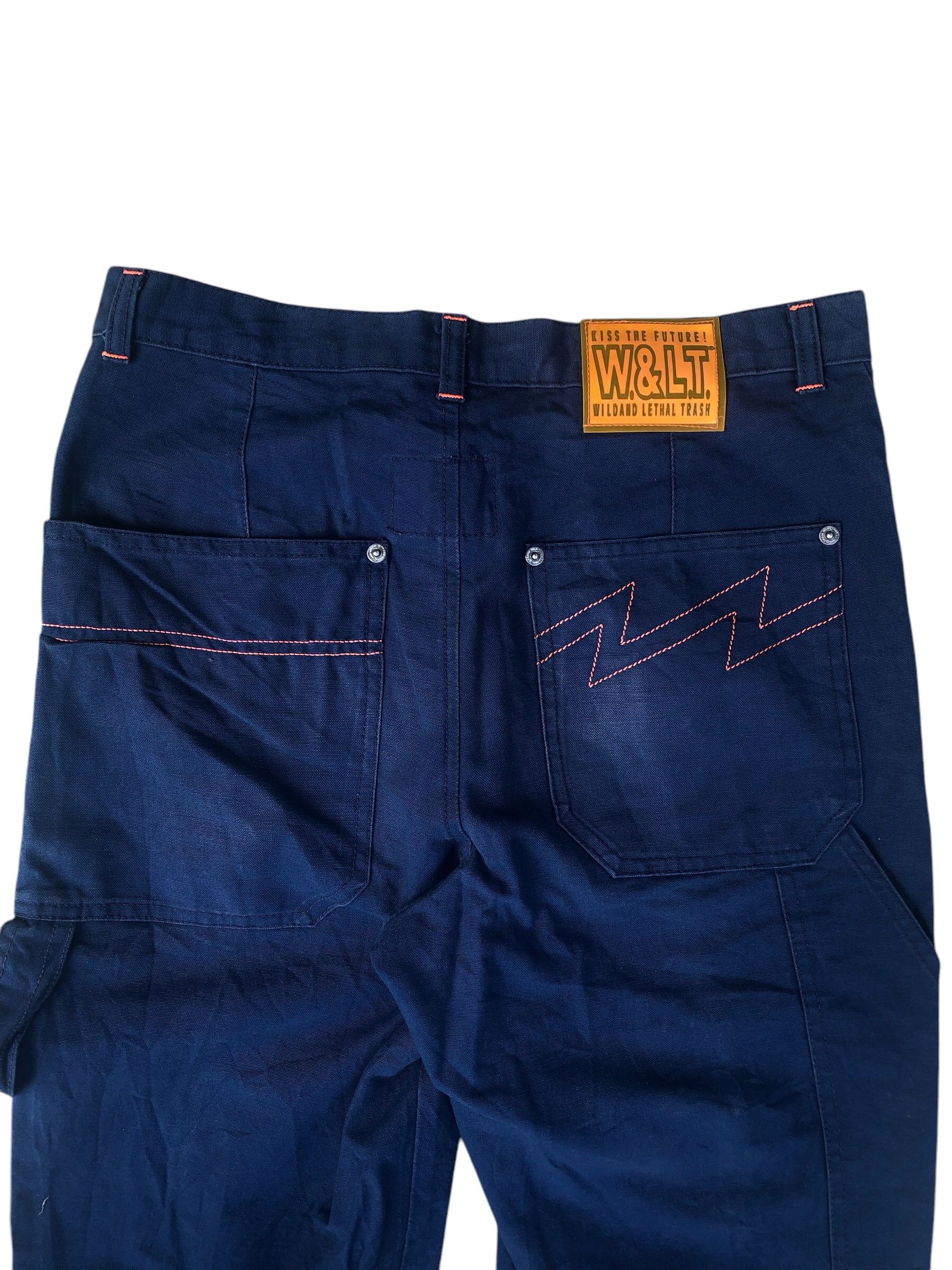W&LT Iconic 90s W&LT kiss the future multi pocket cargo pants Size US 30 / EU 46 - 6 Thumbnail