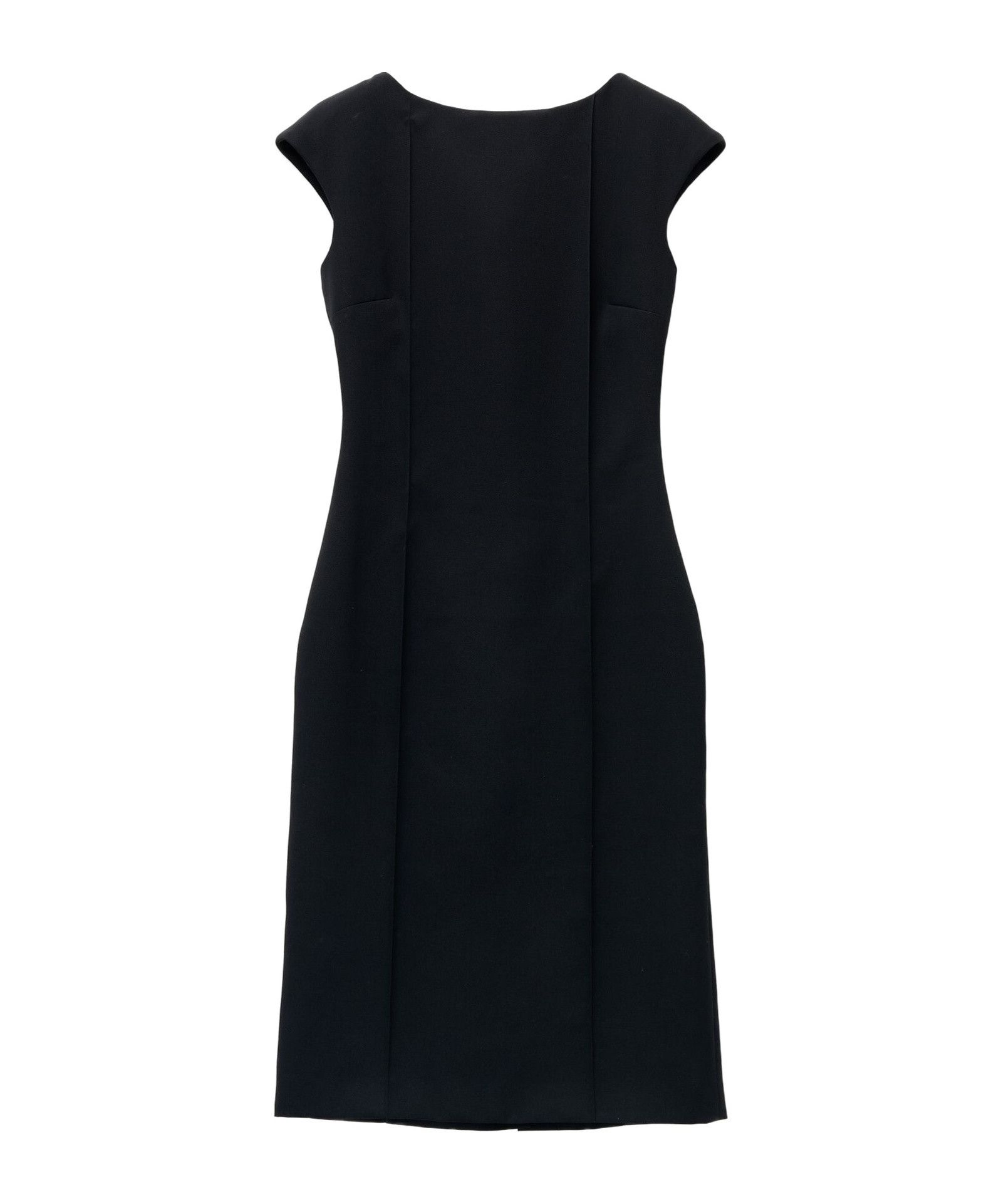 Alexander McQueen o1srvl11e0226 Pencil Dress In Black Size S / US 4 / IT 40 - 1 Thumbnail
