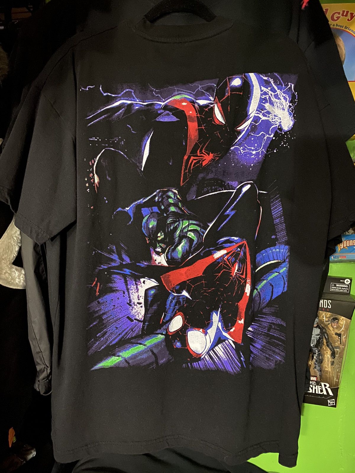 Sergio Calabasas × Vintage Sergio Calabasas Spiderman Shirt Size US L / EU 52-54 / 3 - 3 Thumbnail