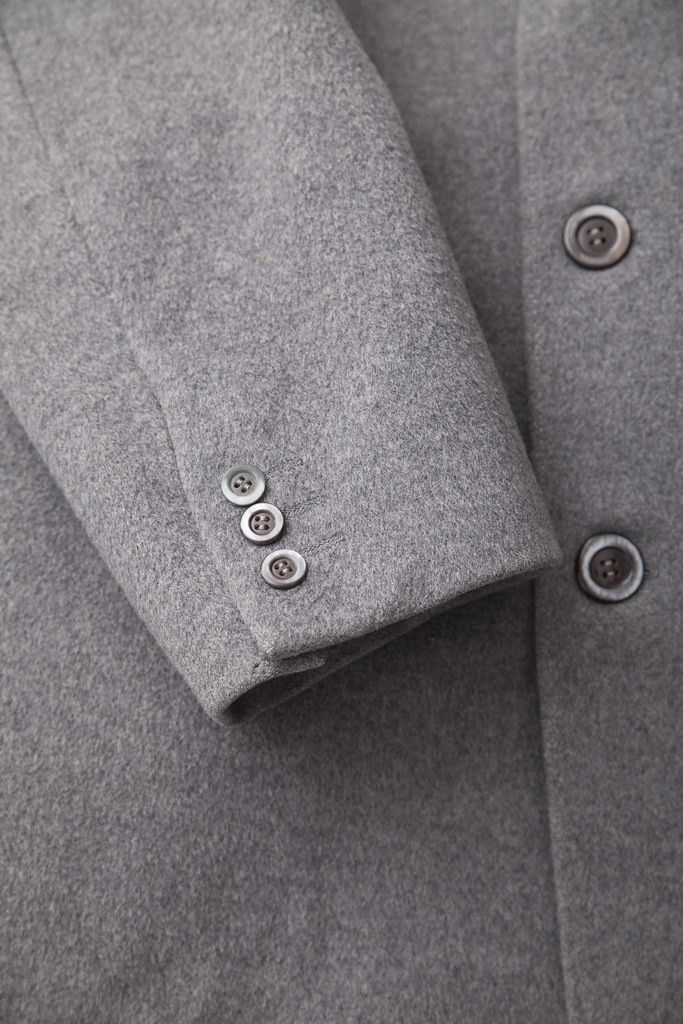 Ermenegildo Zegna Vintage grey virgin wool coat Size US M / EU 48-50 / 2 - 6 Thumbnail