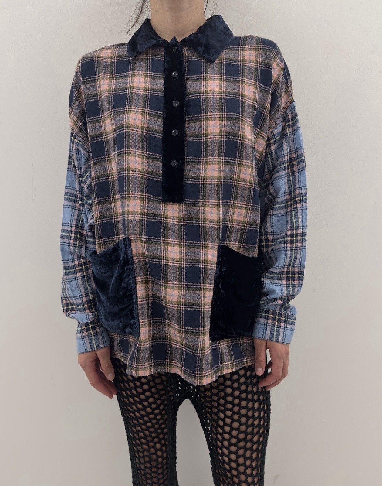 Acne Studios Acne Studios Bla Konst Plaid Relaxed Fit Shirt Oversized Size XS / US 0-2 / IT 36-38 - 1 Thumbnail