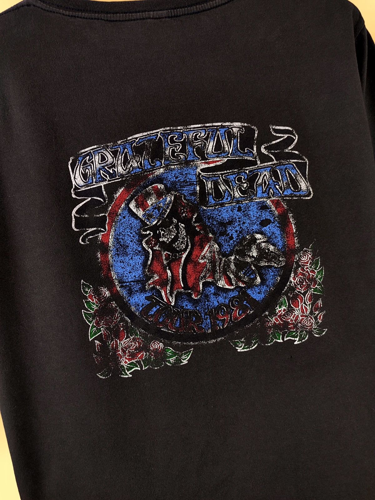 Band Tees 90s Vintage Grateful Dead 1981 Tour Promo Rock T-Shirt Size US M / EU 48-50 / 2 - 9 Thumbnail