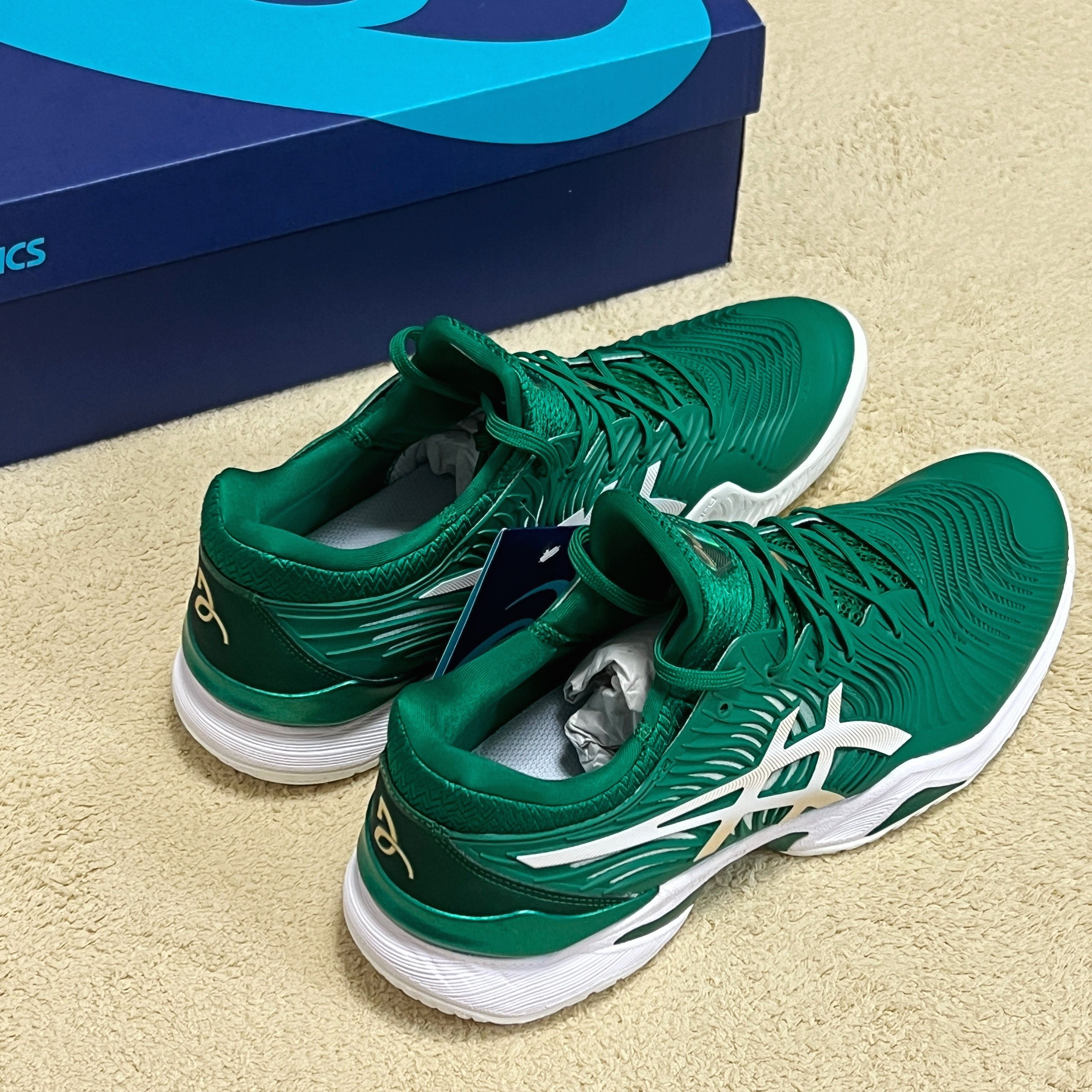 Asics ASICS Court FF Novak 2020 KALE/WHITE (1041A089-301) Size US 10 / EU 43 - 3 Thumbnail