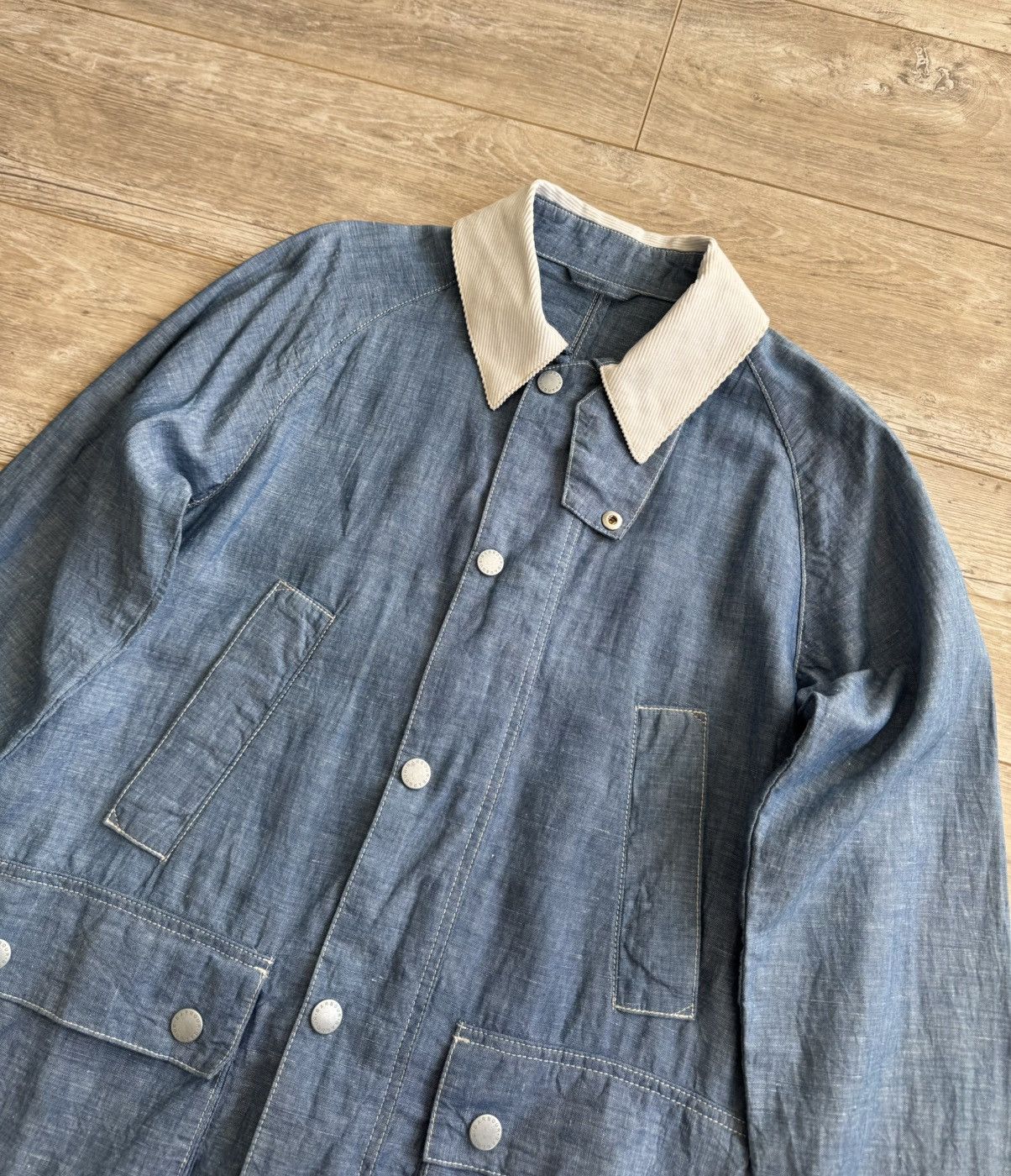 Barbour Barbour Bedale Linen Cotton Blend Jacket Size US M / EU 48-50 / 2 - 5 Thumbnail