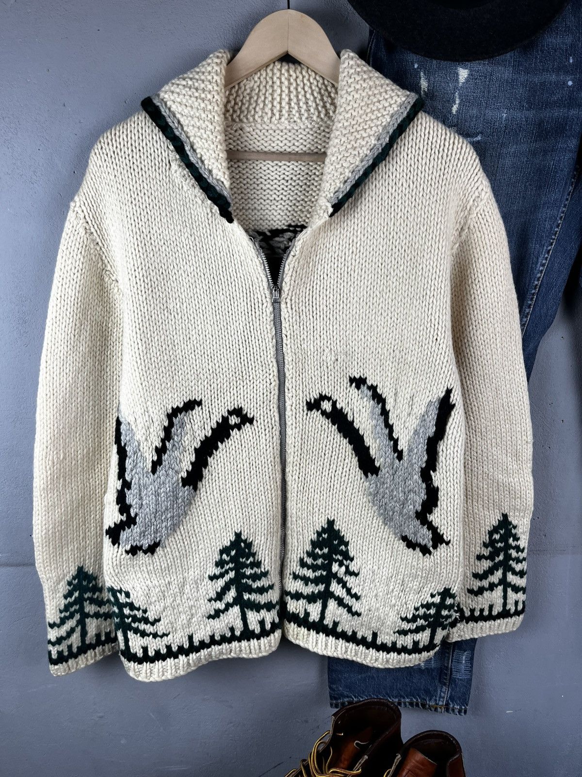 Vintage Western sweater vintage 90s usa cowboy Size US L / EU 52-54 / 3 - 5 Thumbnail