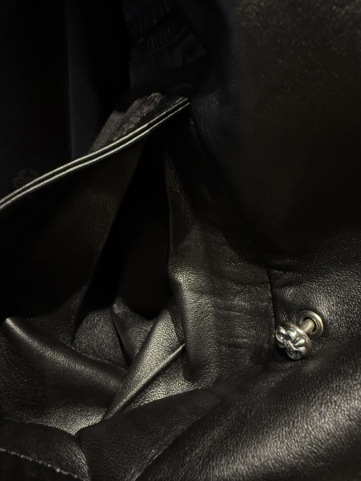 Chrome Hearts Chrome Hearts Leather Jacket Classy RARE !! Size US L / EU 52-54 / 3 - 13 Thumbnail
