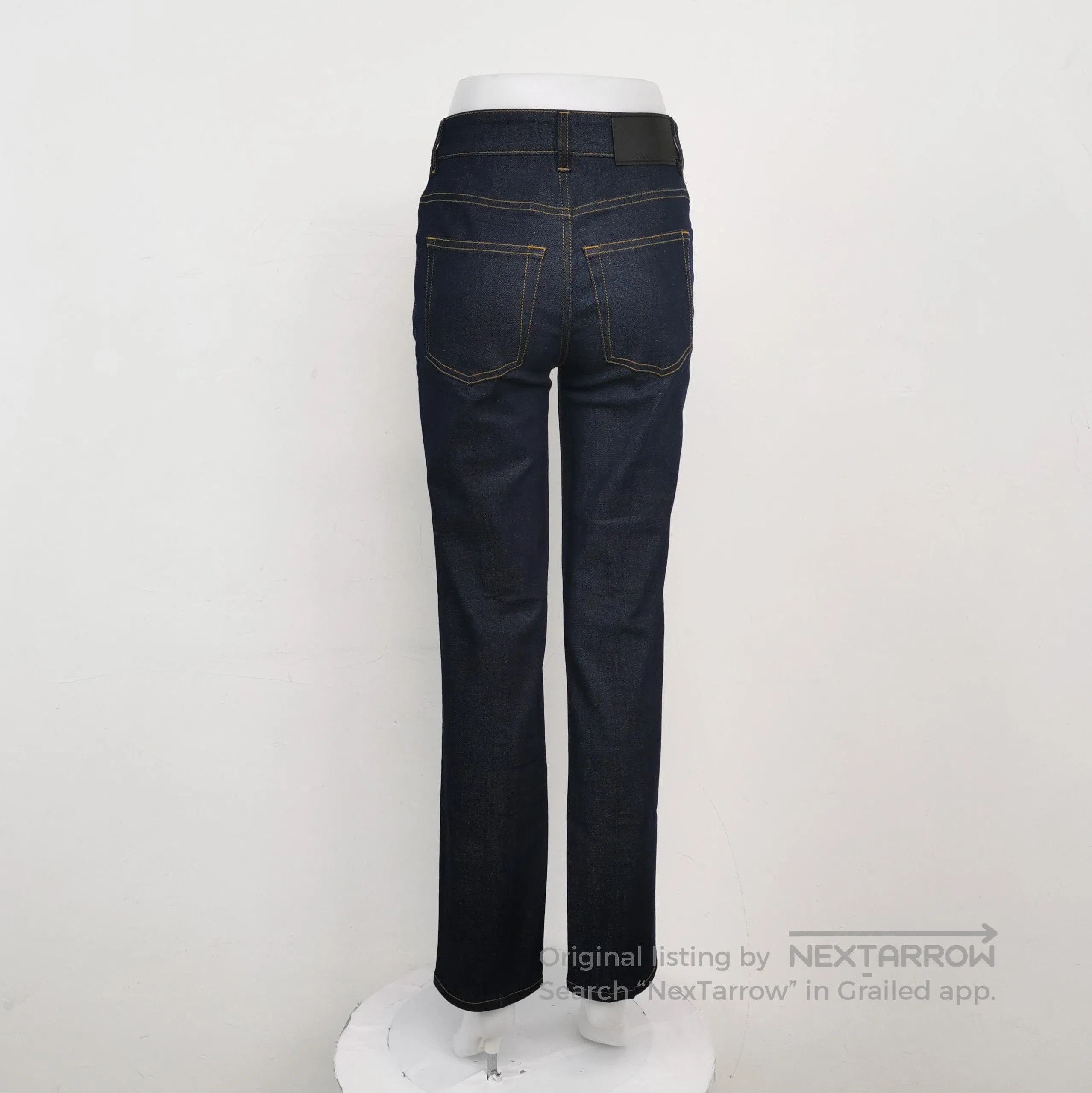 Prada Prada Logo Cotton Long Pants Size 24 . Size 24" / US 00 / IT 34 - 1 Thumbnail