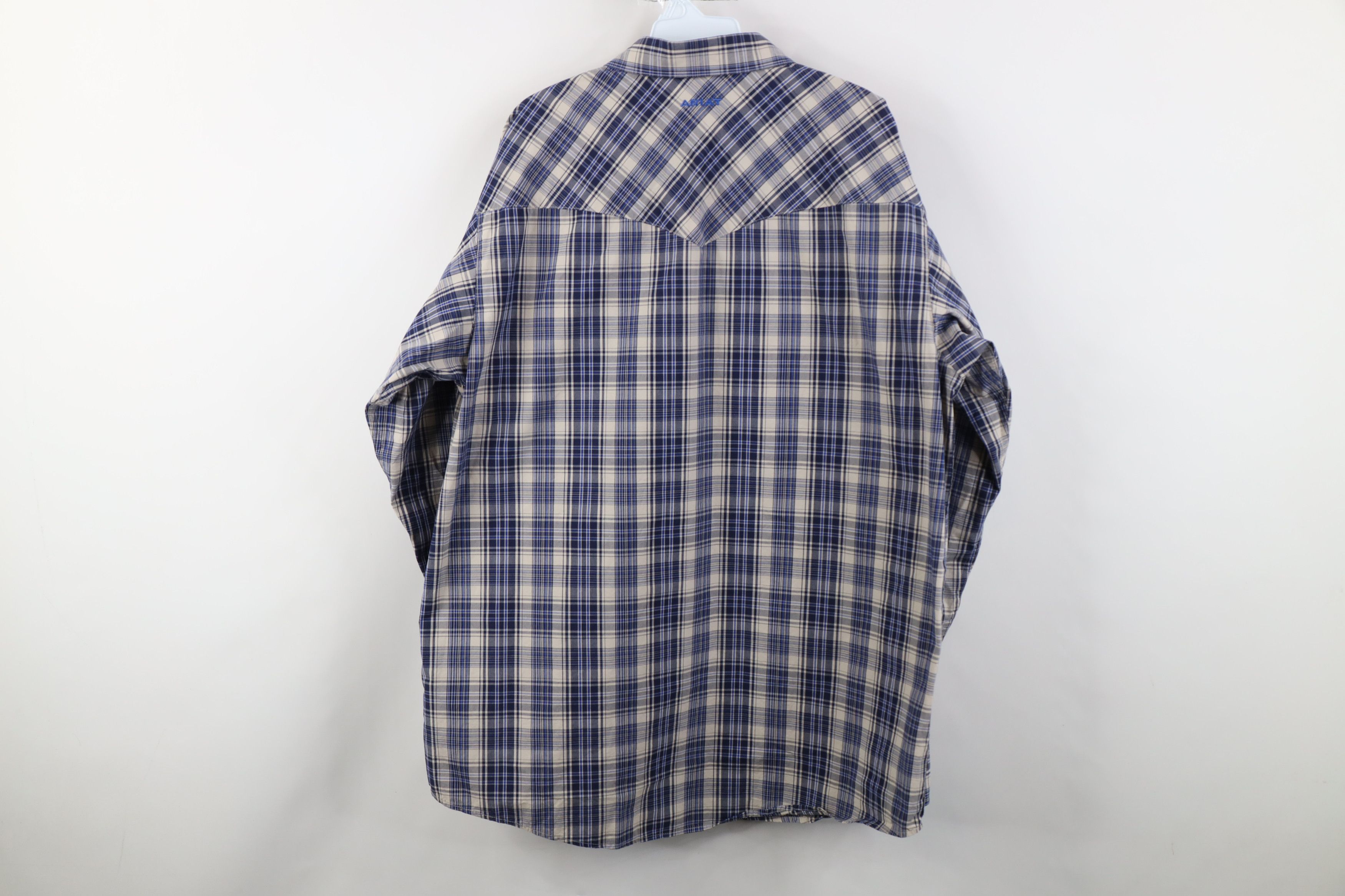 Ariat Ariat Pro Series Western Rodeo Pearl Snap Button Shirt Plaid Size US L / EU 52-54 / 3 - 10 Thumbnail