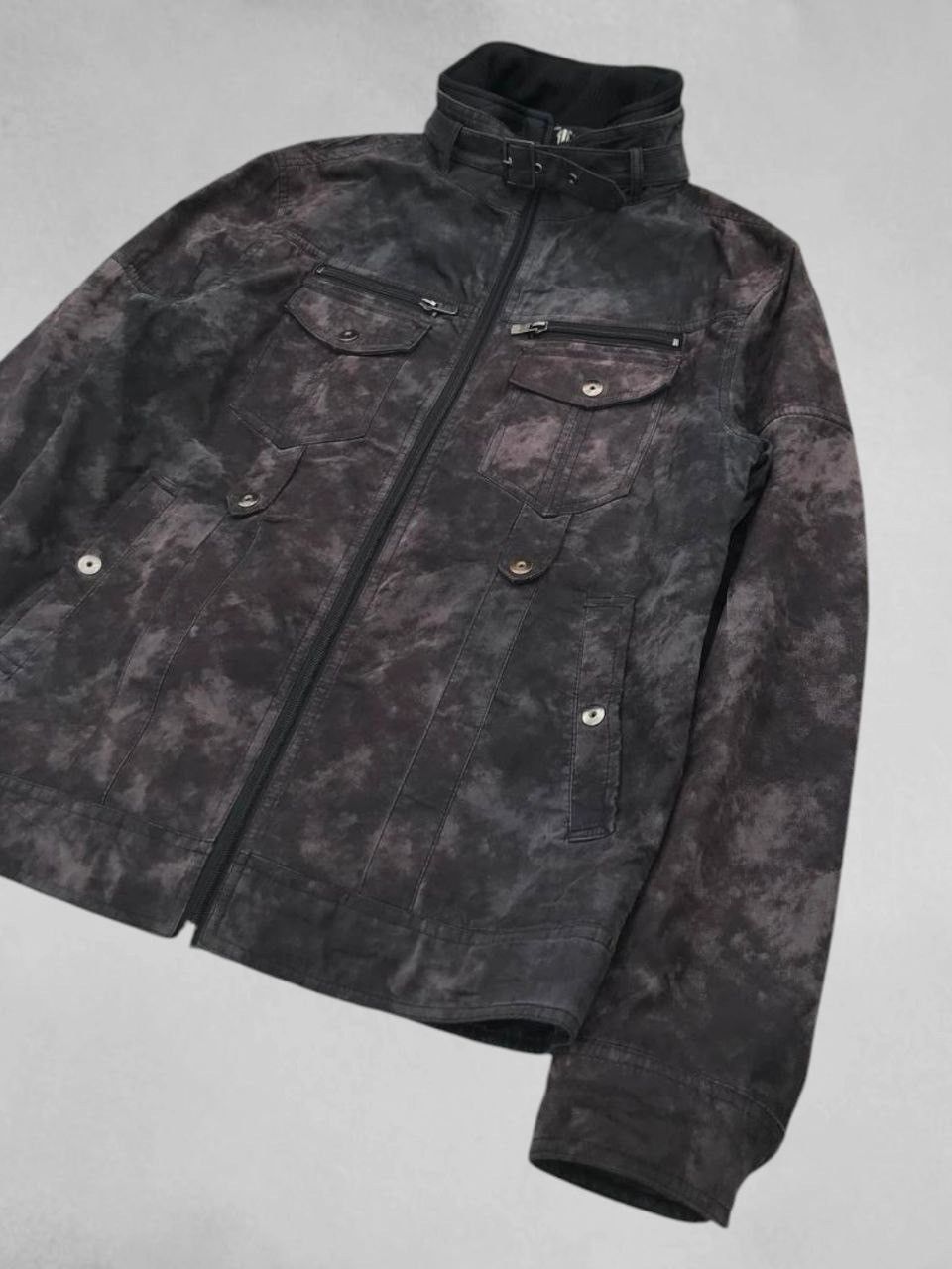 Japanese Brand × Le Grande Bleu (L.G.B.) × Yasuyuki Ishii Bareback Realdress Marbled Punk Jacket Size US XL / EU 56 / 4 - 7 Thumbnail