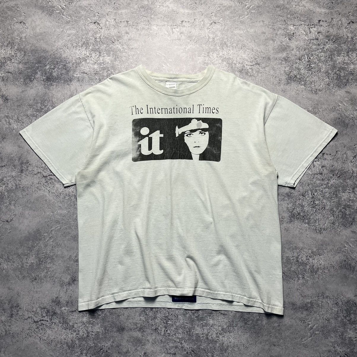 Vintage Vintage The International Times IT Newspaper Magazine Tee Size US XL / EU 56 / 4 - 1 Thumbnail