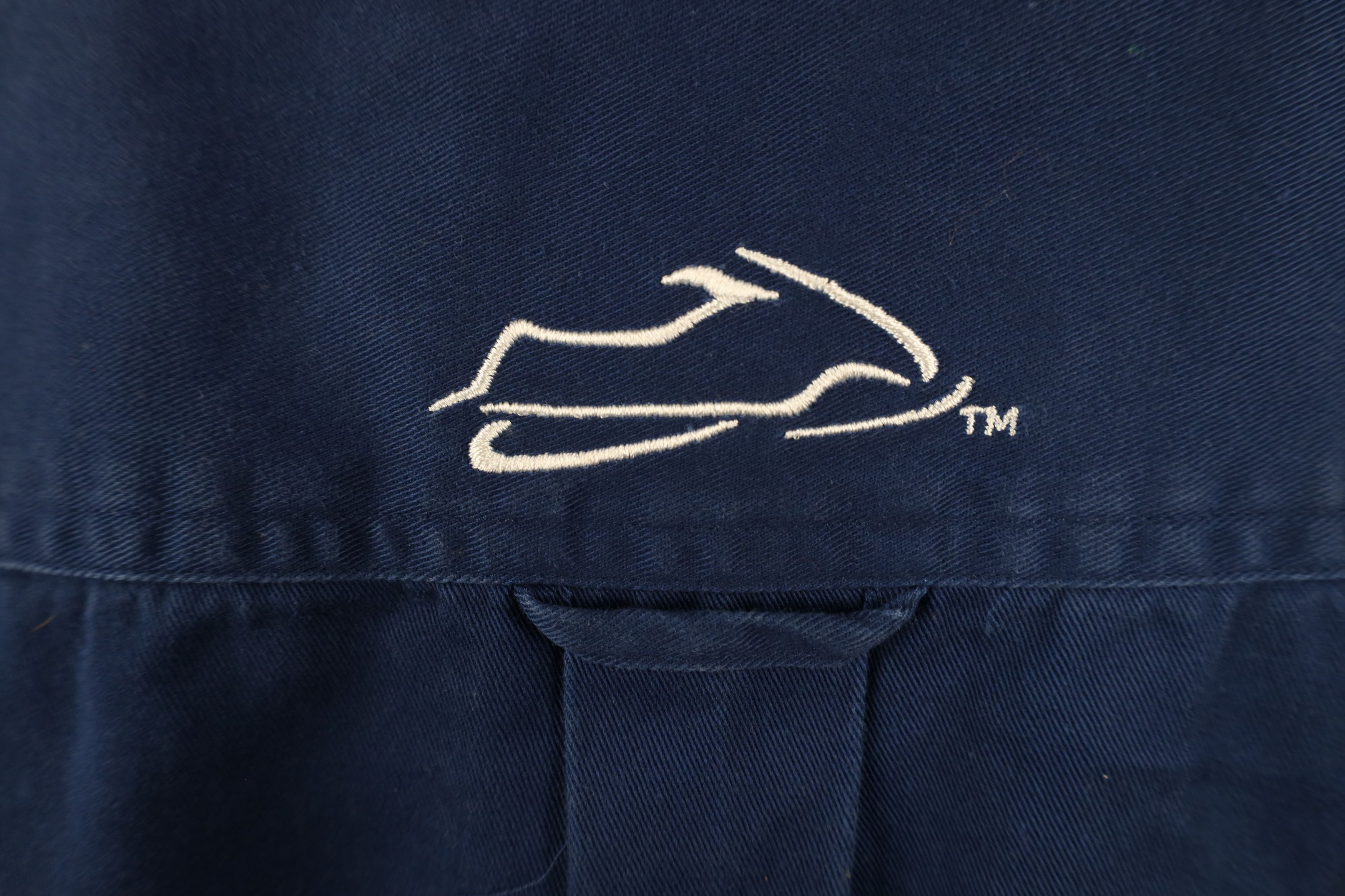 Vintage Vintage 90s Ski Doo Bombardier Racing Team Button Shirt Size US XL / EU 56 / 4 - 10 Thumbnail
