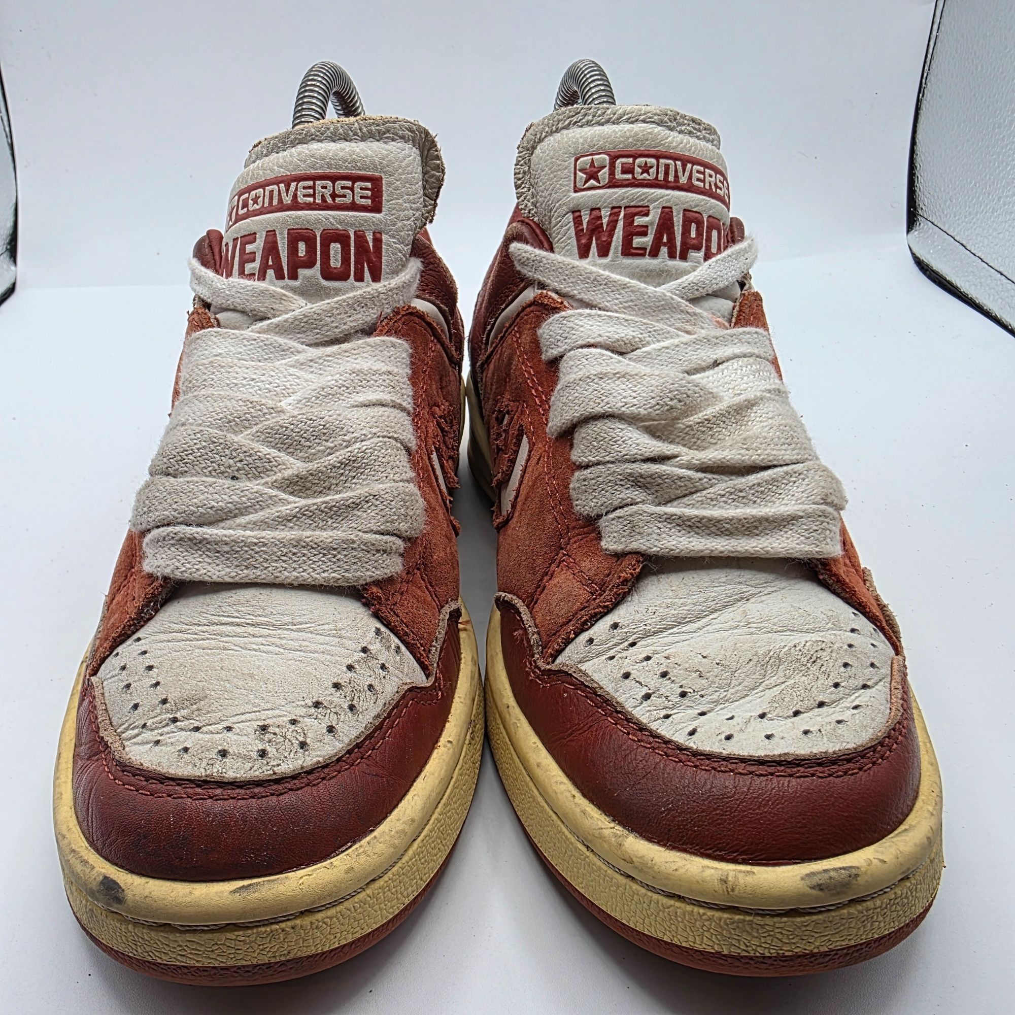 Converse Converse Weapon Low Ritual Red Womens Size 6 Leather Shoes C Size US 6 / IT 36 - 2 Thumbnail
