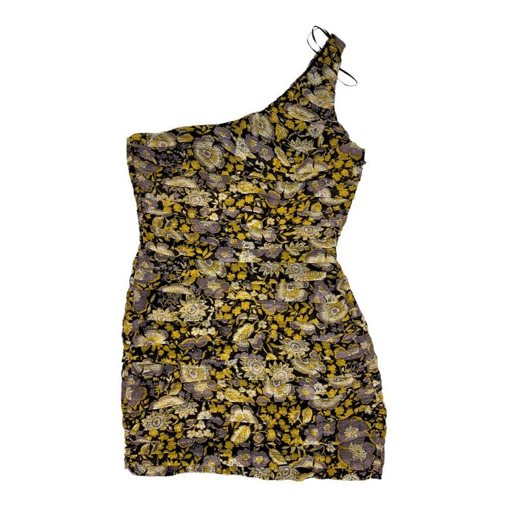 Zara Zara l NWT Floral One Shoulder Ruched Dress Medium Size M / US 6-8 / IT 42-44 - 2 Thumbnail