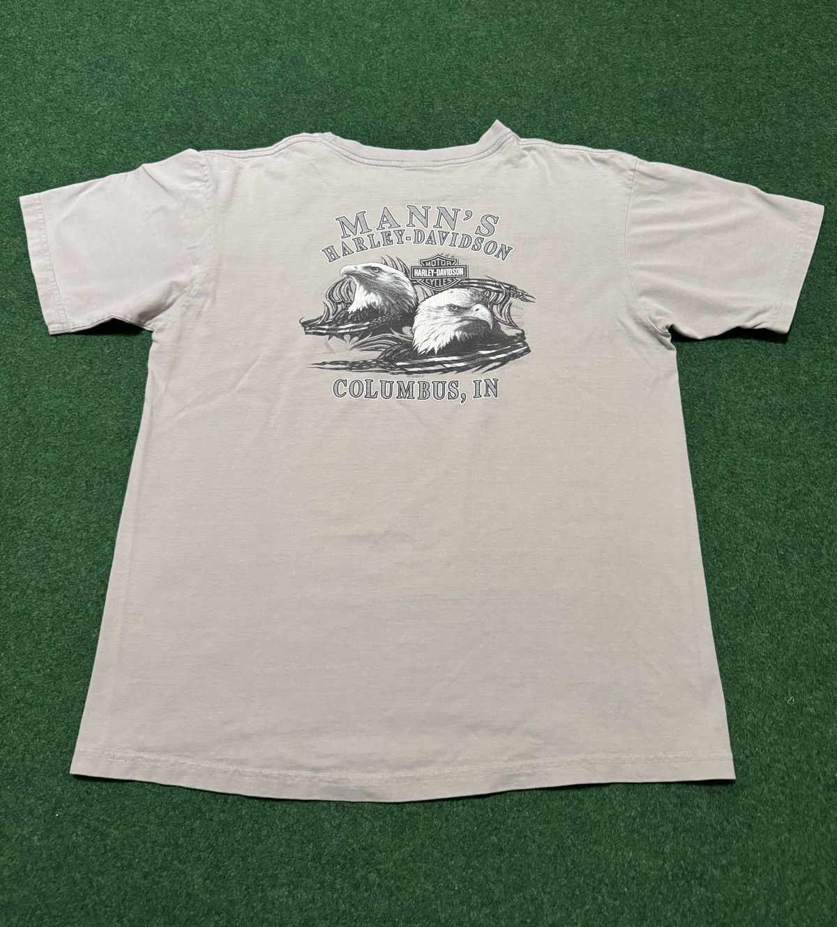 Harley Davidson Y2K Harley Davidson Motorcycle Large Biker Gray T Shirt Size US L / EU 52-54 / 3 - 3 Thumbnail