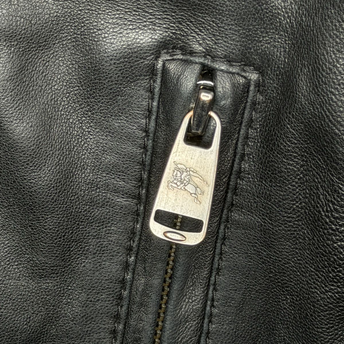 Burberry Burberry Leather Wool Jacket Bomber Flight Vintage Archive Size US L / EU 52-54 / 3 - 7 Thumbnail