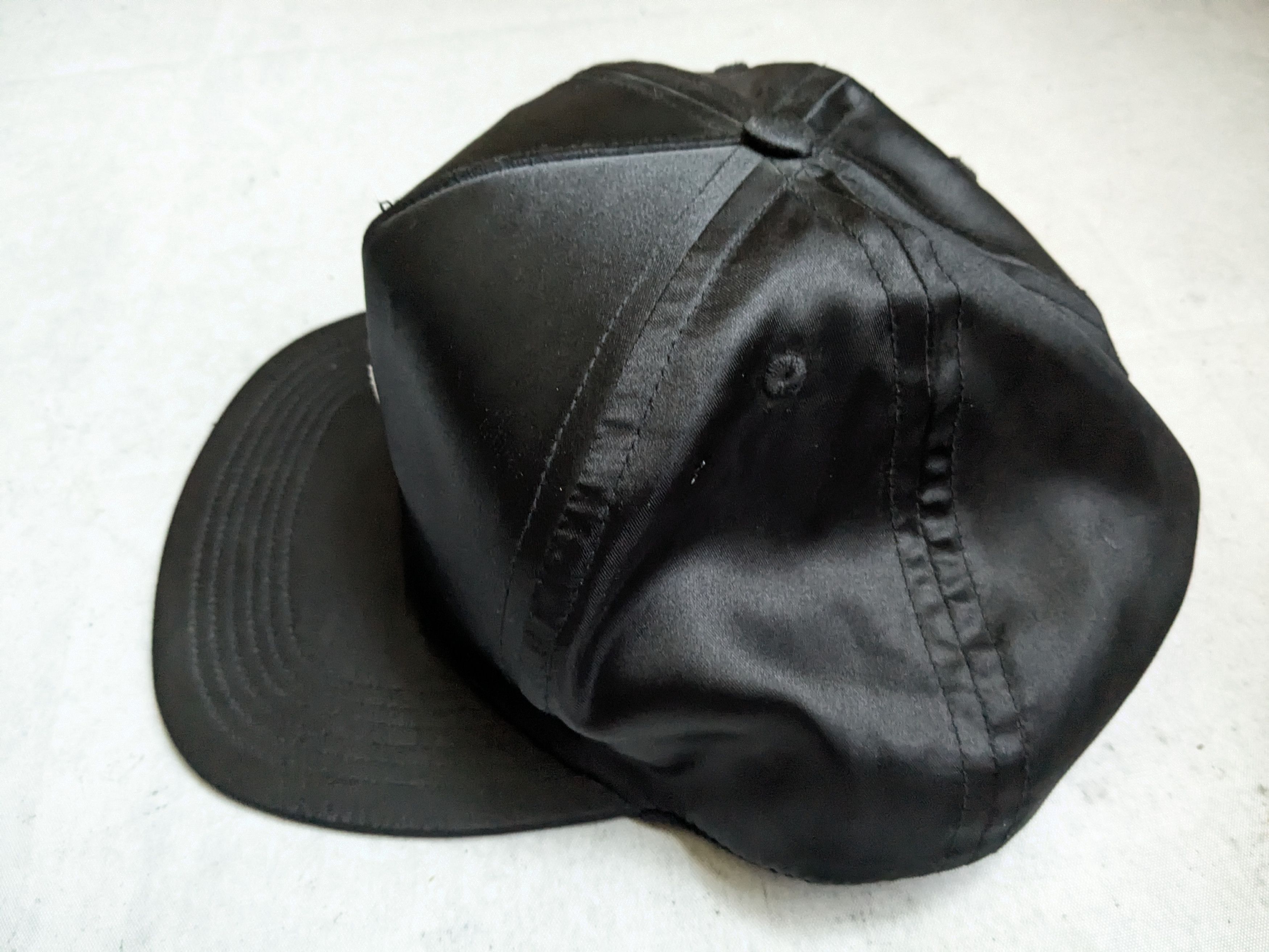 Playboy × Supreme Supreme Playboy Satin 6 Panel Hat Cap Black Adjustable Size ONE SIZE - 7 Thumbnail