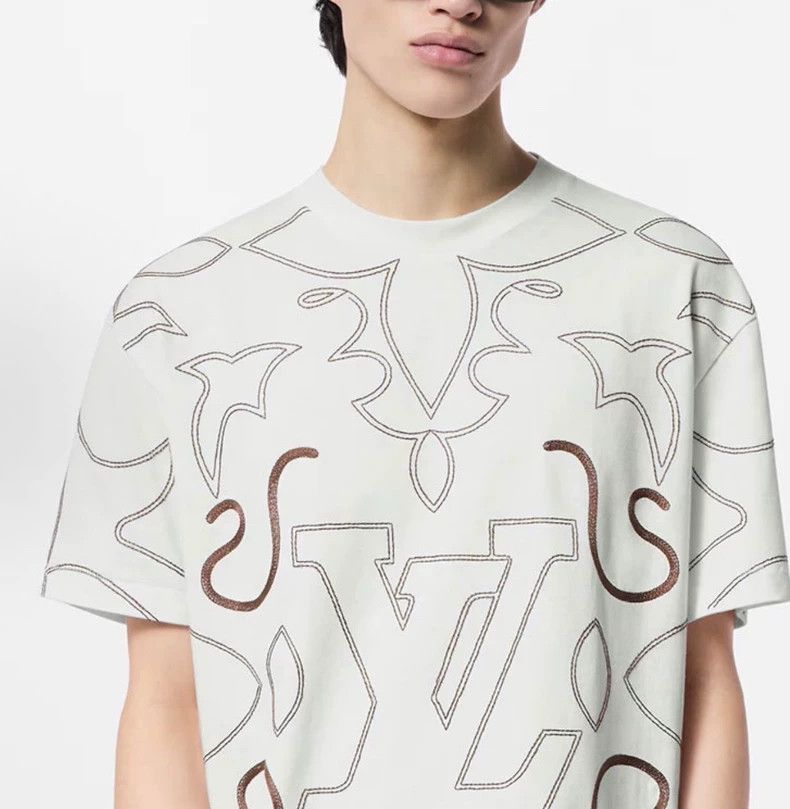 Louis Vuitton Louis Vuitton 2025 new sketch presbyopic short sleeve Size US XL / EU 56 / 4 - 8 Thumbnail