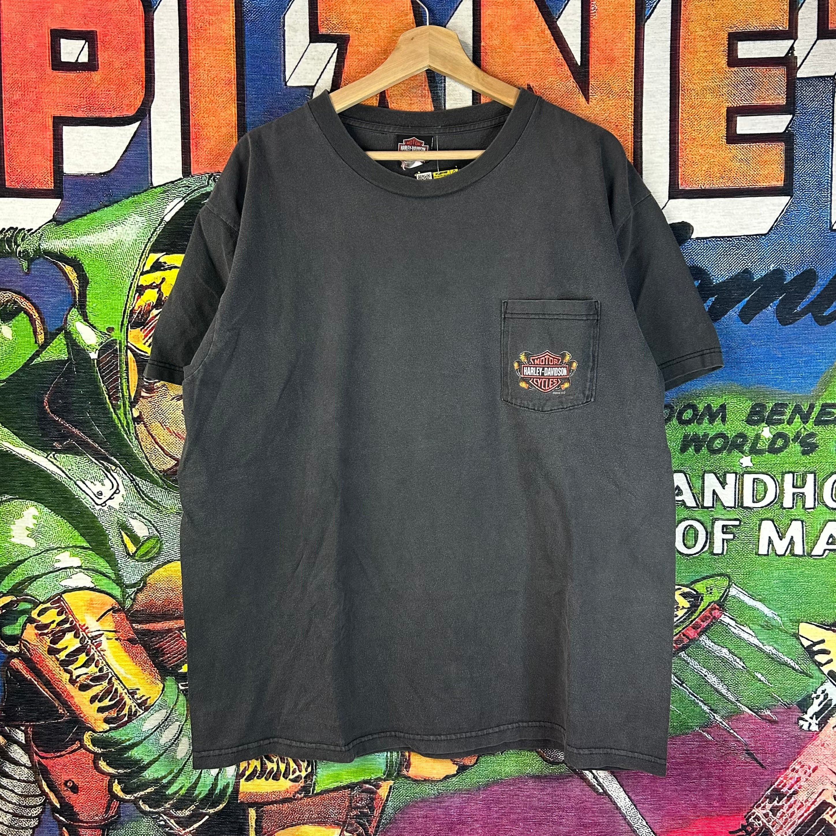 Harley Davidson Y2K Harley Davidson Pocket Tee Size XL Size US XL / EU 56 / 4 - 1 Thumbnail